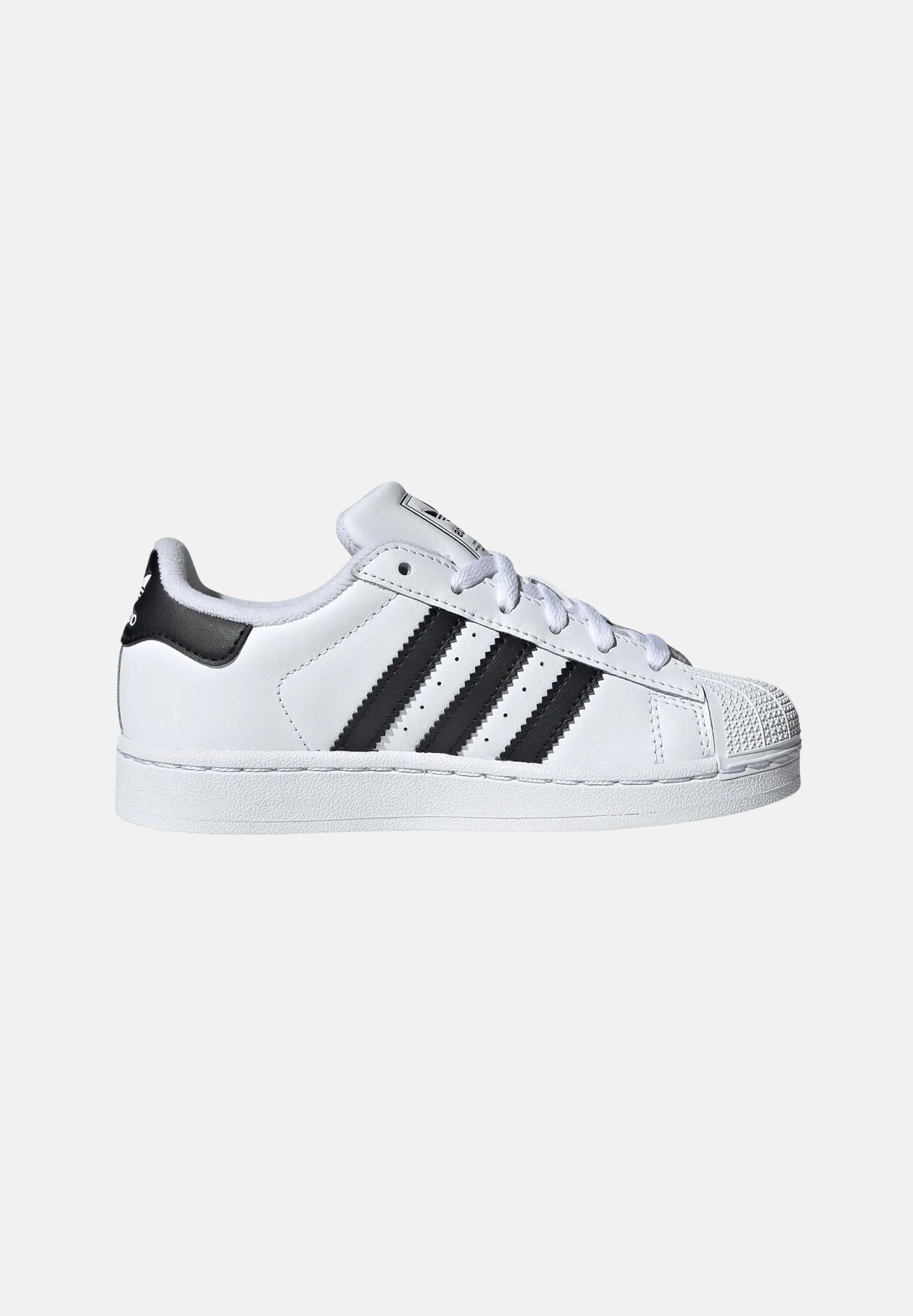 ADIDAS ORIGINALS Sneakers Superstar II bianche per bambino e bambina JH9980 . ADIDAS ORIGINALS
