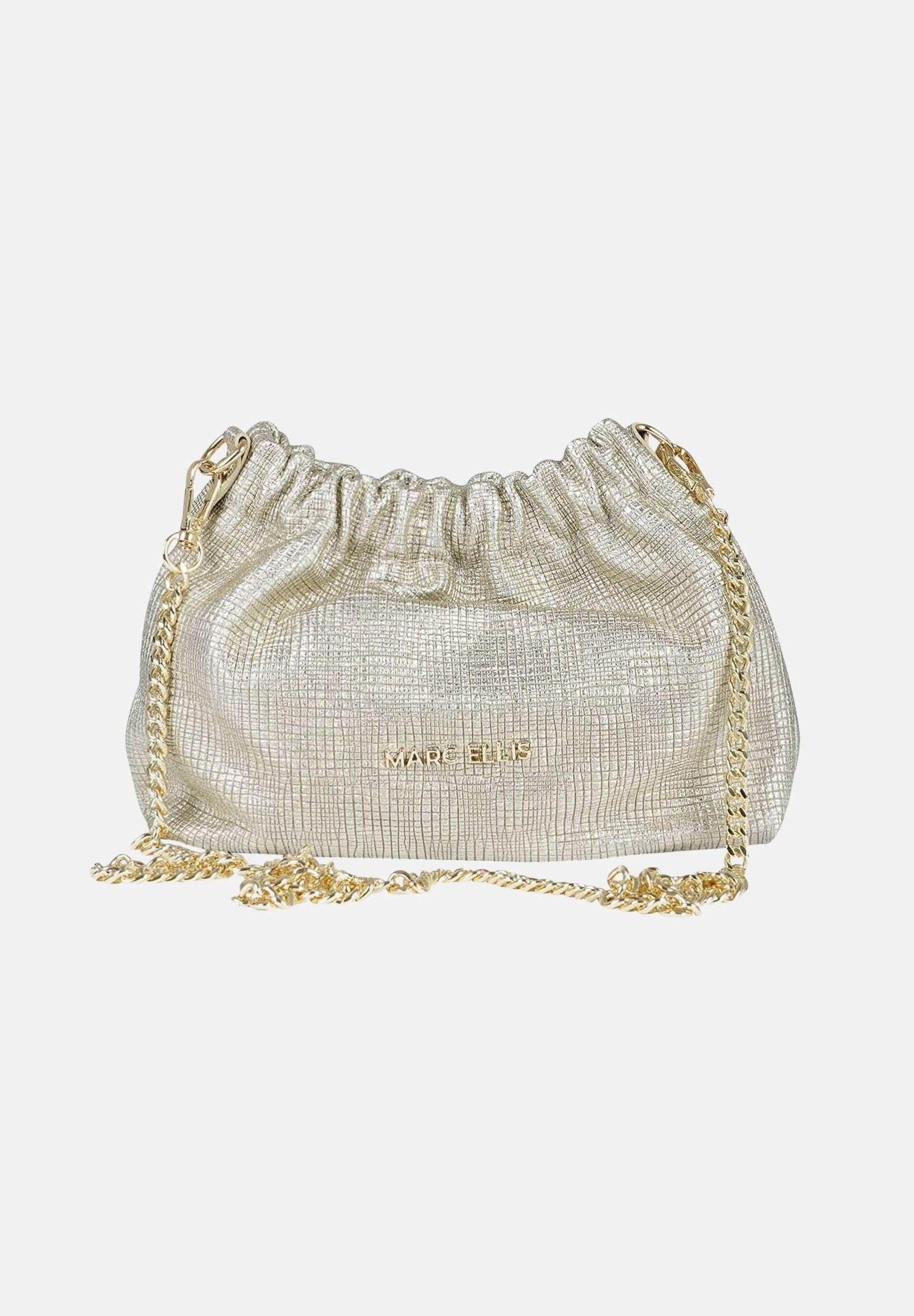 MARC ELLIS Borsa a tracolla Helena Suede oro da donna HELENA-SUEDE-RF GO MARC ELLIS