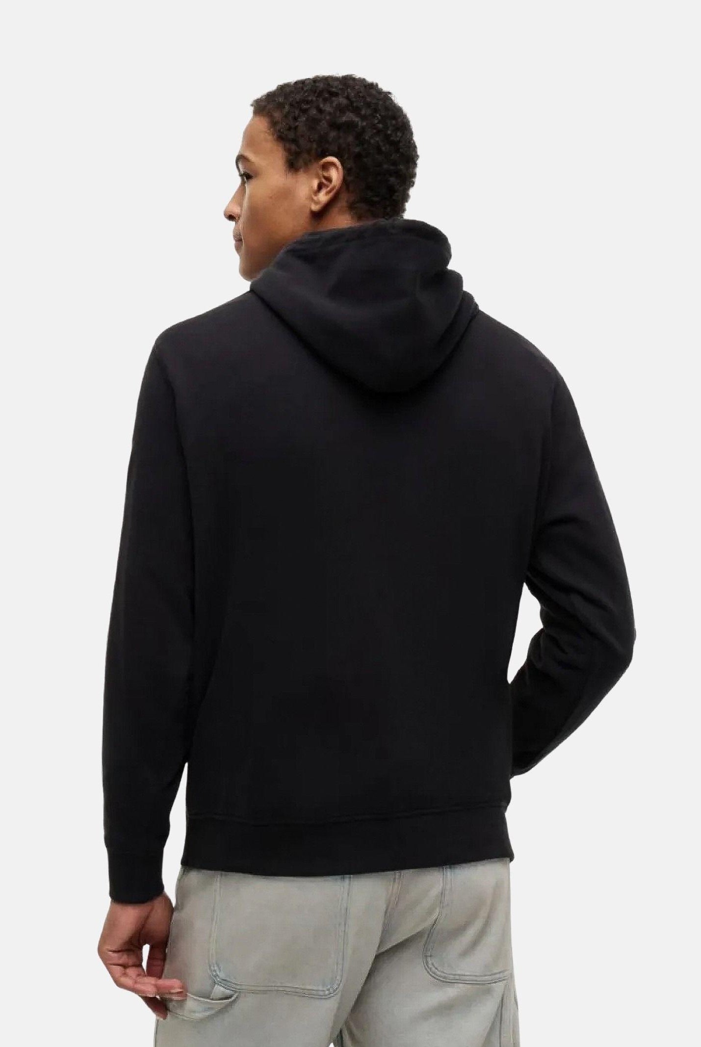 TOMMY JEANS Felpa con cappuccio Signature Logo Terry Drawstring Hoody black nero, colore basico nero DM0DM22680 BDS TOMMY JEANS