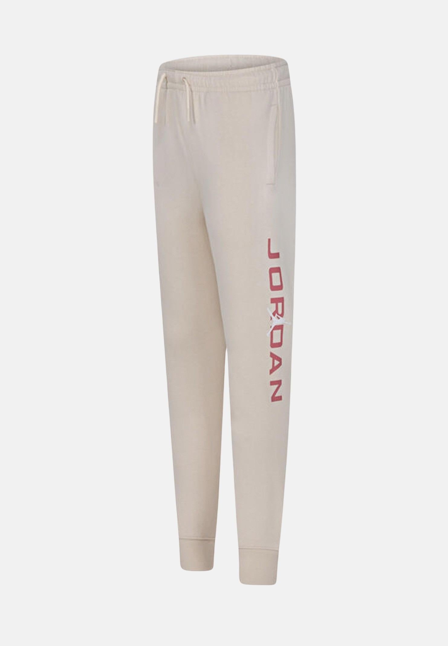 JORDAN Pantalone sportivo Baseline French Terry panna per bambino e bambina 95D745 AAK JORDAN