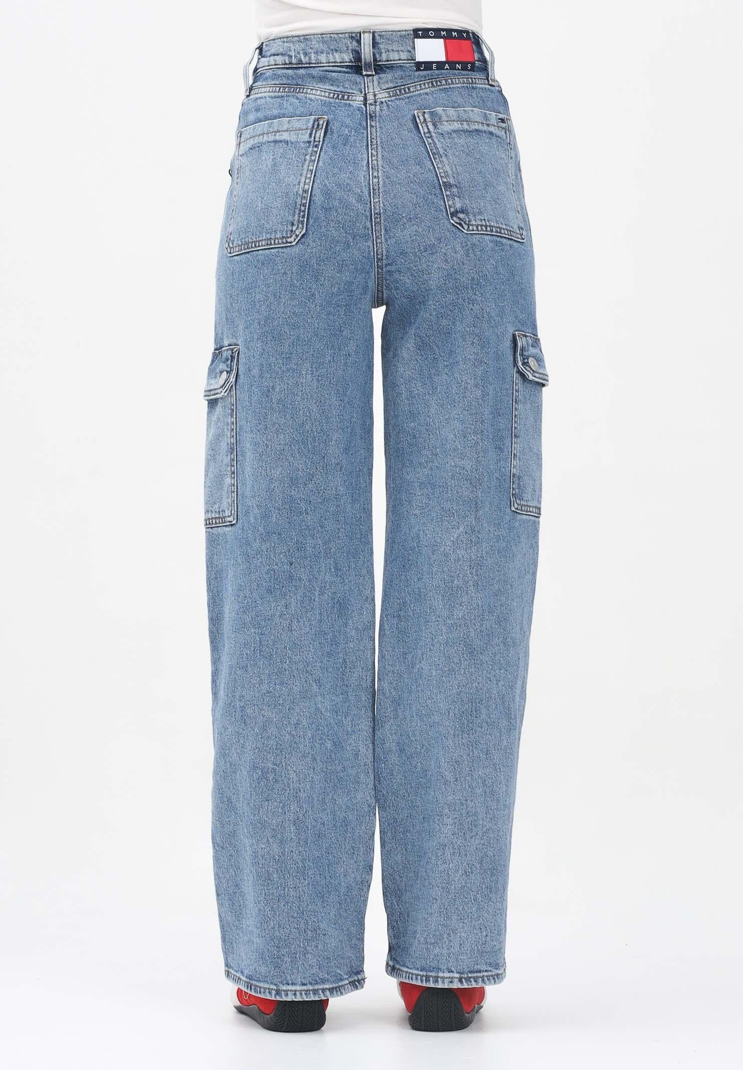 TOMMY JEANS Jeans cargo Claire in denim da donna DW0DW204791A5 TOMMY JEANS