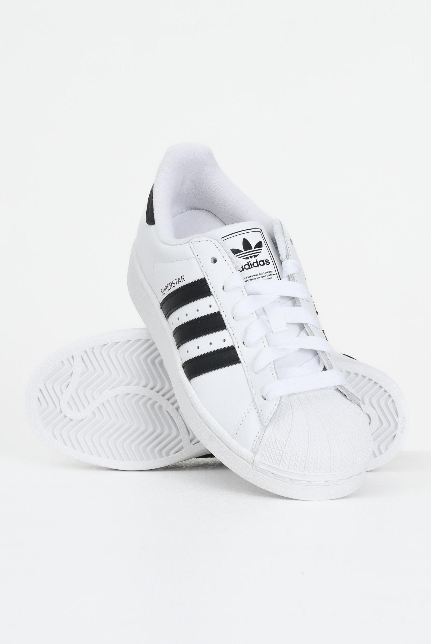 ADIDAS ORIGINALS Sneakers Superstar II bianche per uomo e donna JH9976 . ADIDAS ORIGINALS