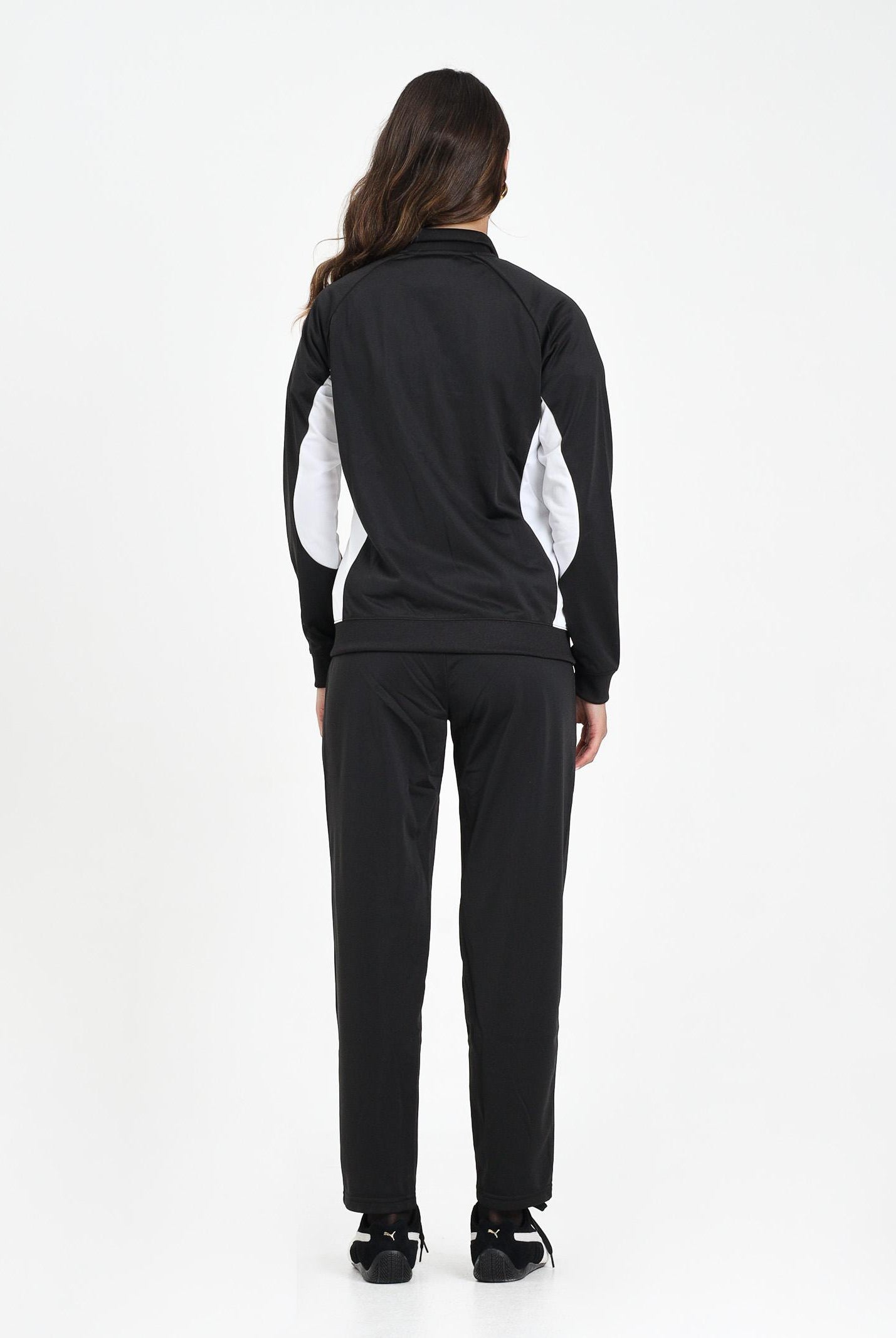 PUMA Tuta Poly nera da donna 688159 01 PUMA