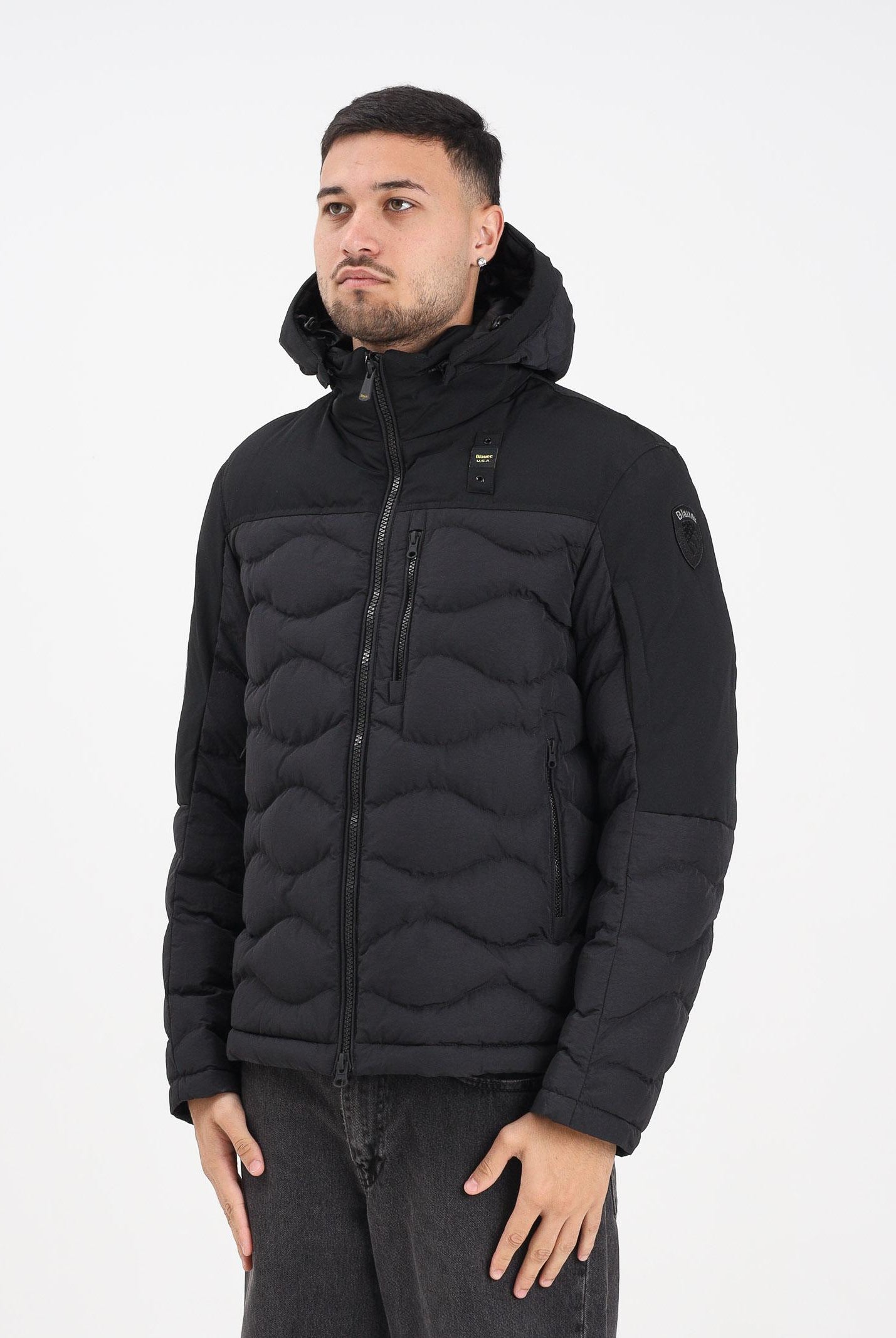 BLAUER Piumino FERWOOD nero da uomo 25WBLUC02152-007287 999 BLAUER