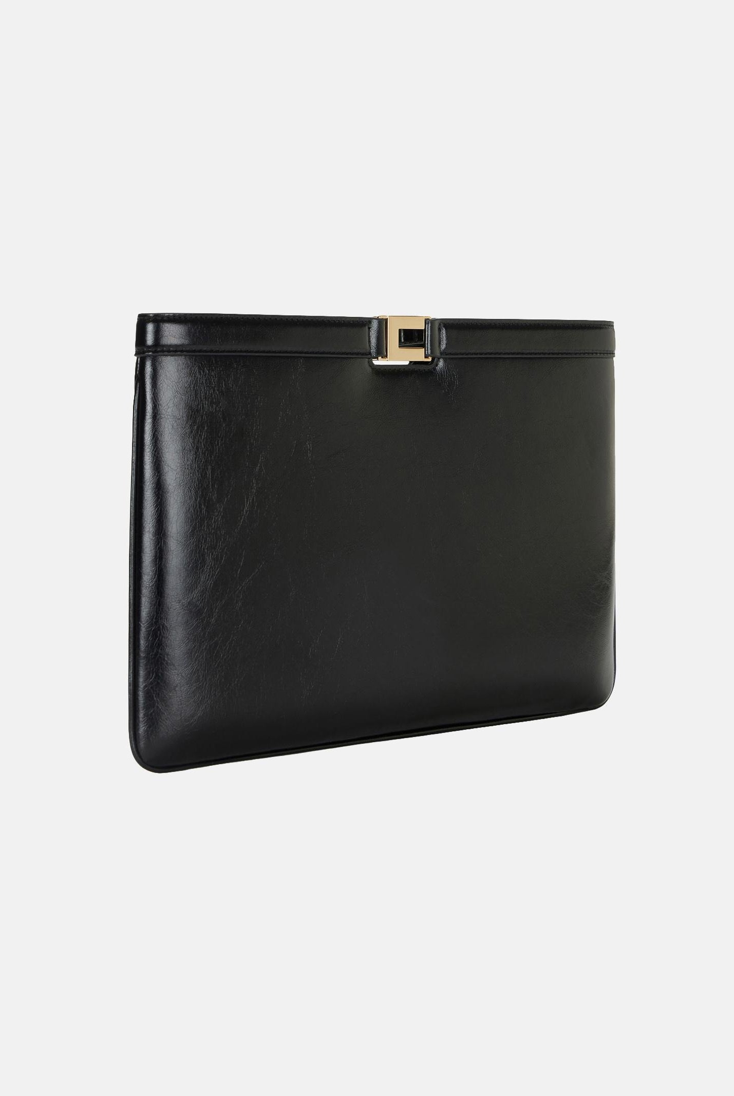 ELISABETTA FRANCHI Pochette nera da donna effetto naplak BS18A61E2 110 ELISABETTA FRANCHI