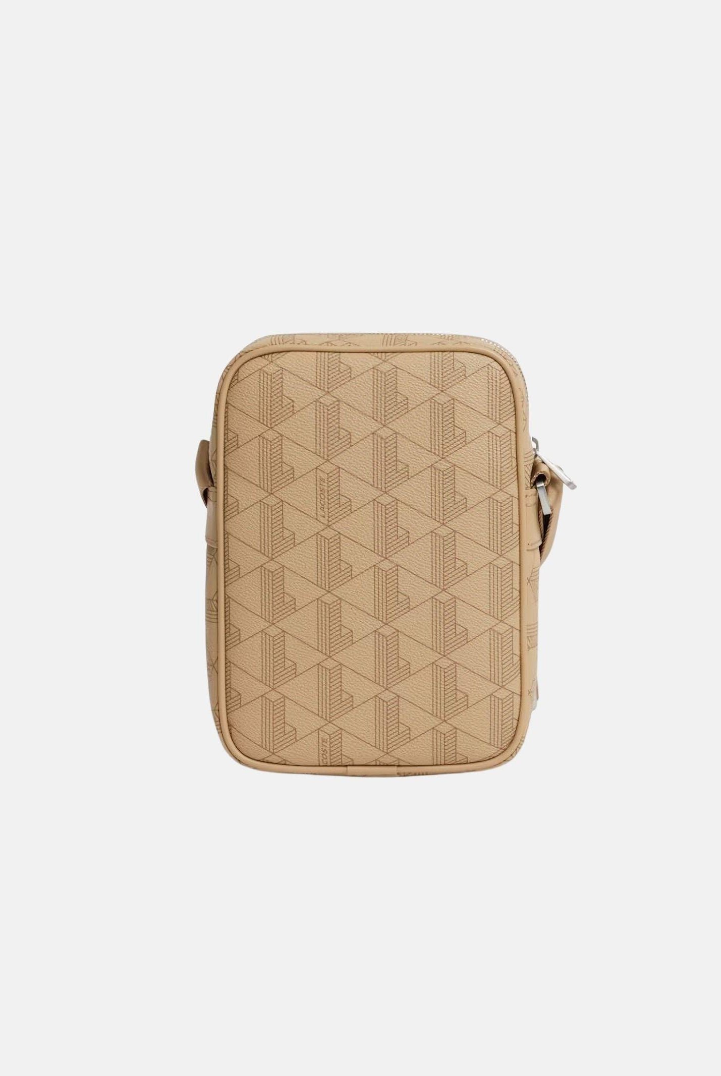 LACOSTE Borsello beige da uomo con stampa monogramma The Blend NH4410 R59 LACOSTE