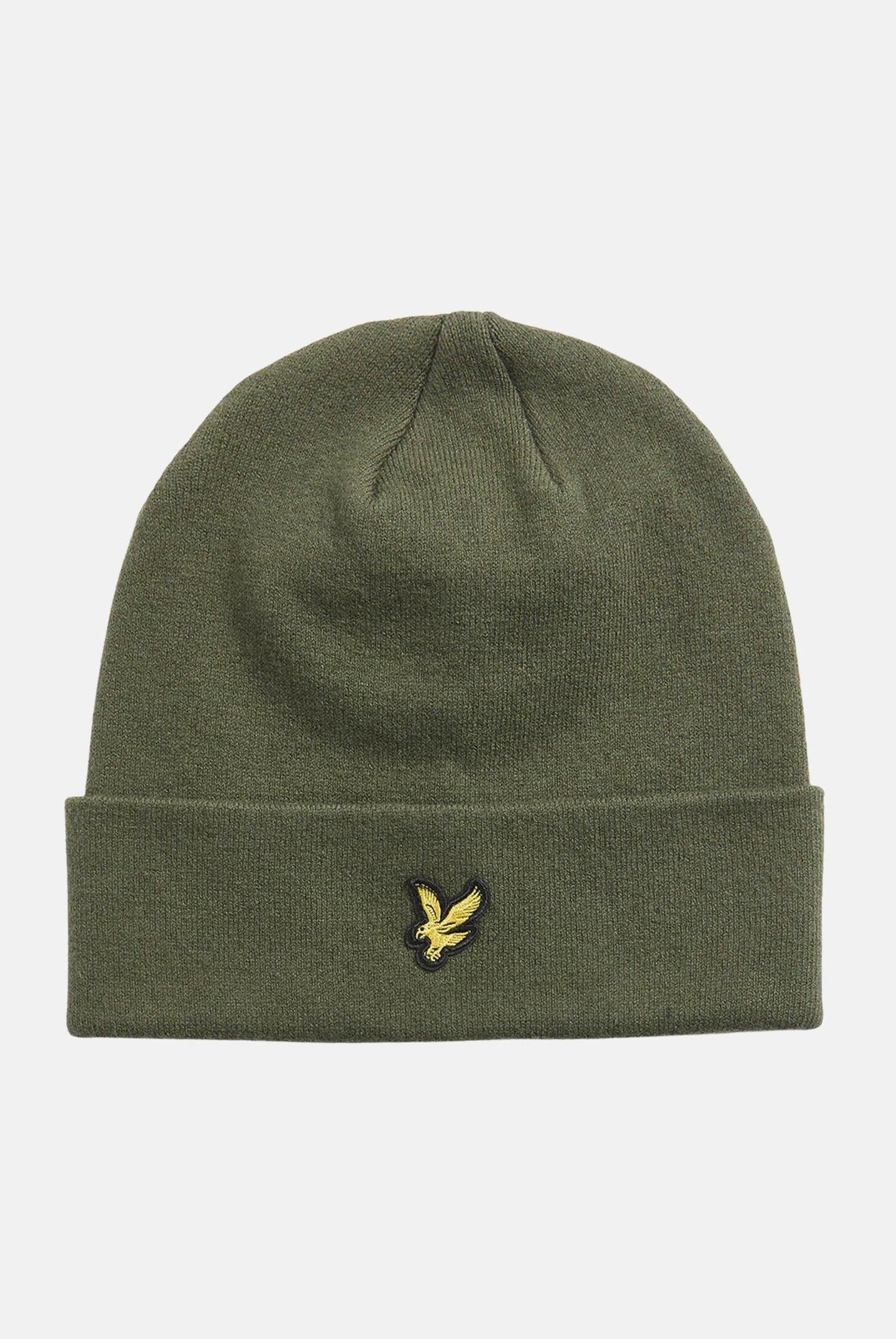 LYLE&SCOTT berretto verde per uomo e donna in maglia con logo HE2313A X848 LYLE & SCOTT