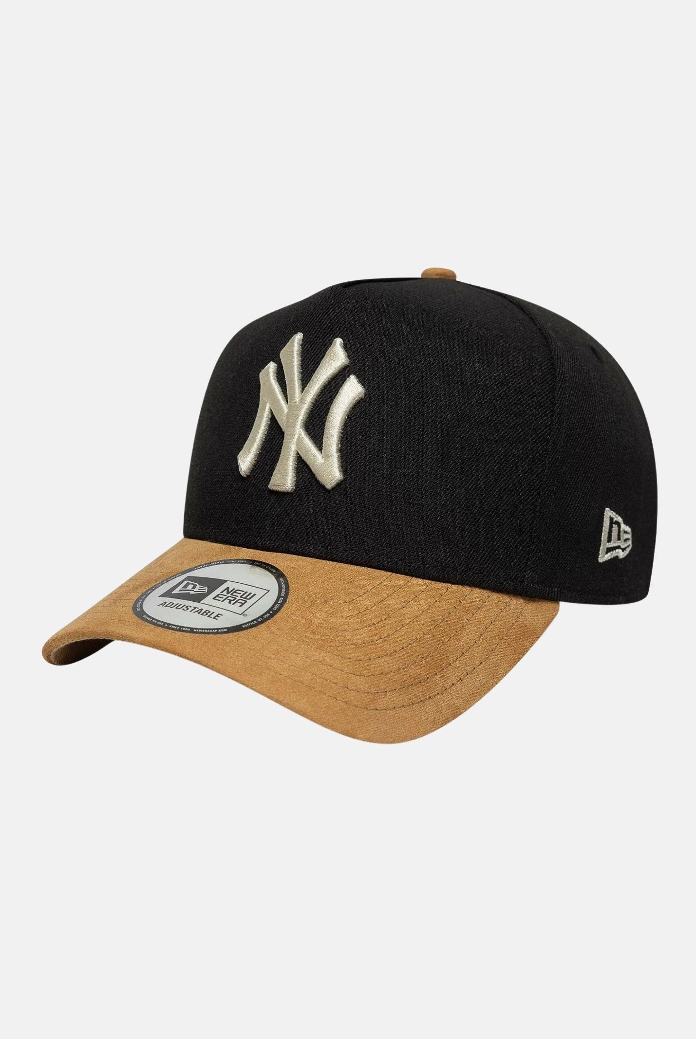 NEW ERA Cappello con visiera E-Frame New York Yankees 9Forty nero e cuoio per uomo e donna 60759008 NEW ERA