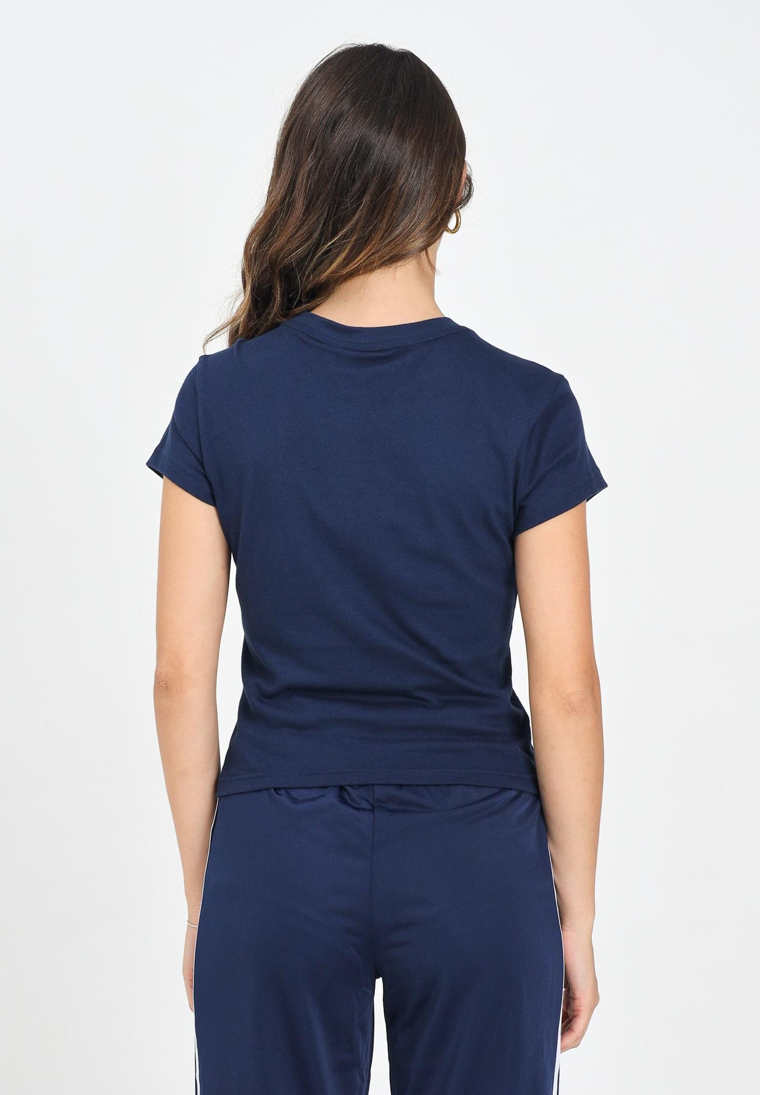 ADIDAS ORIGINALS T-shirt a manica corta Essentials Slim blu da donna JC8969 ADIDAS ORIGINALS