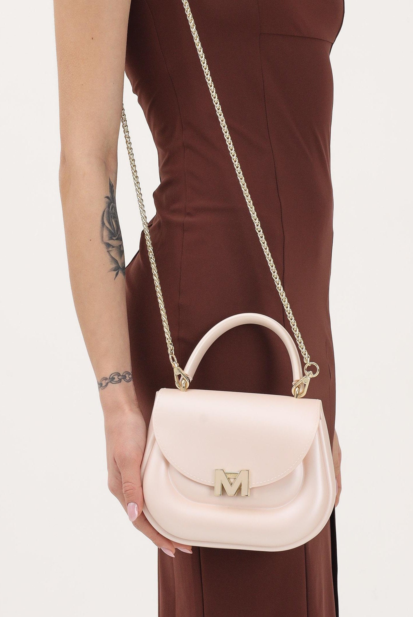 MARC ELLIS Borsa a mano Flat Jelly 26 panna da donna FLAT-JELLY26 LIROLIGO MARC ELLIS