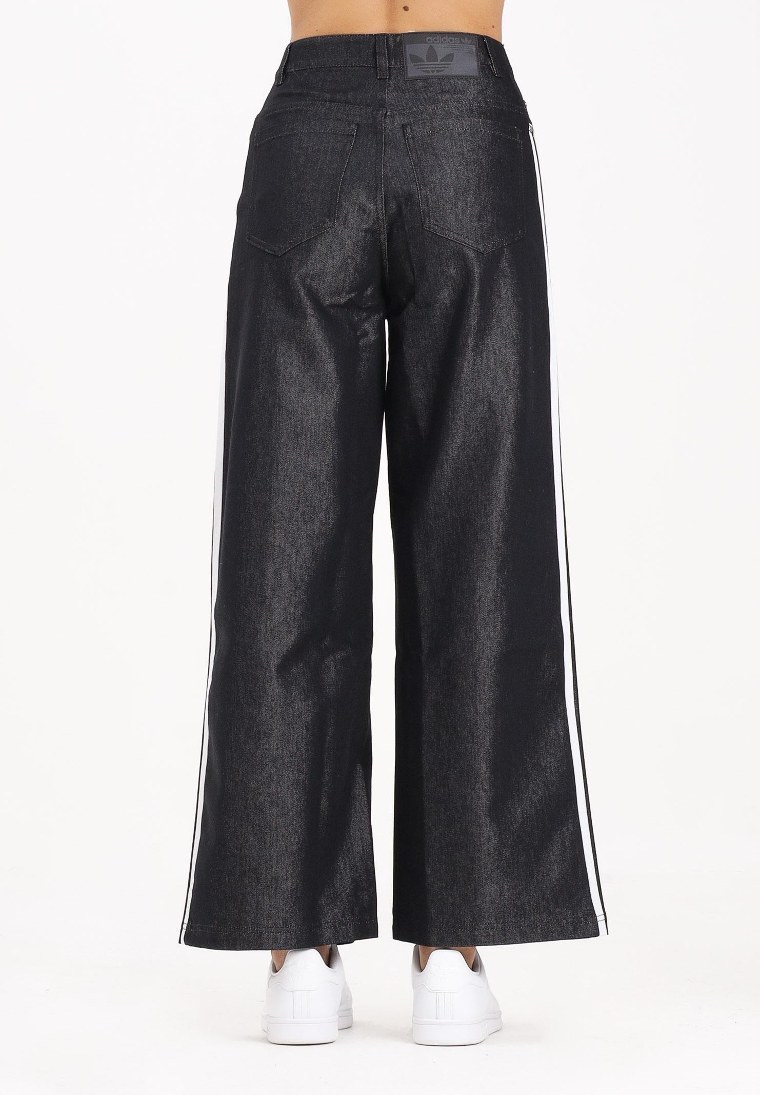 ADIDAS ORIGINALS Jeans Adilenium Season 4 Teamgeist Baggy Shine nero da donna KE9799 . ADIDAS ORIGINALS