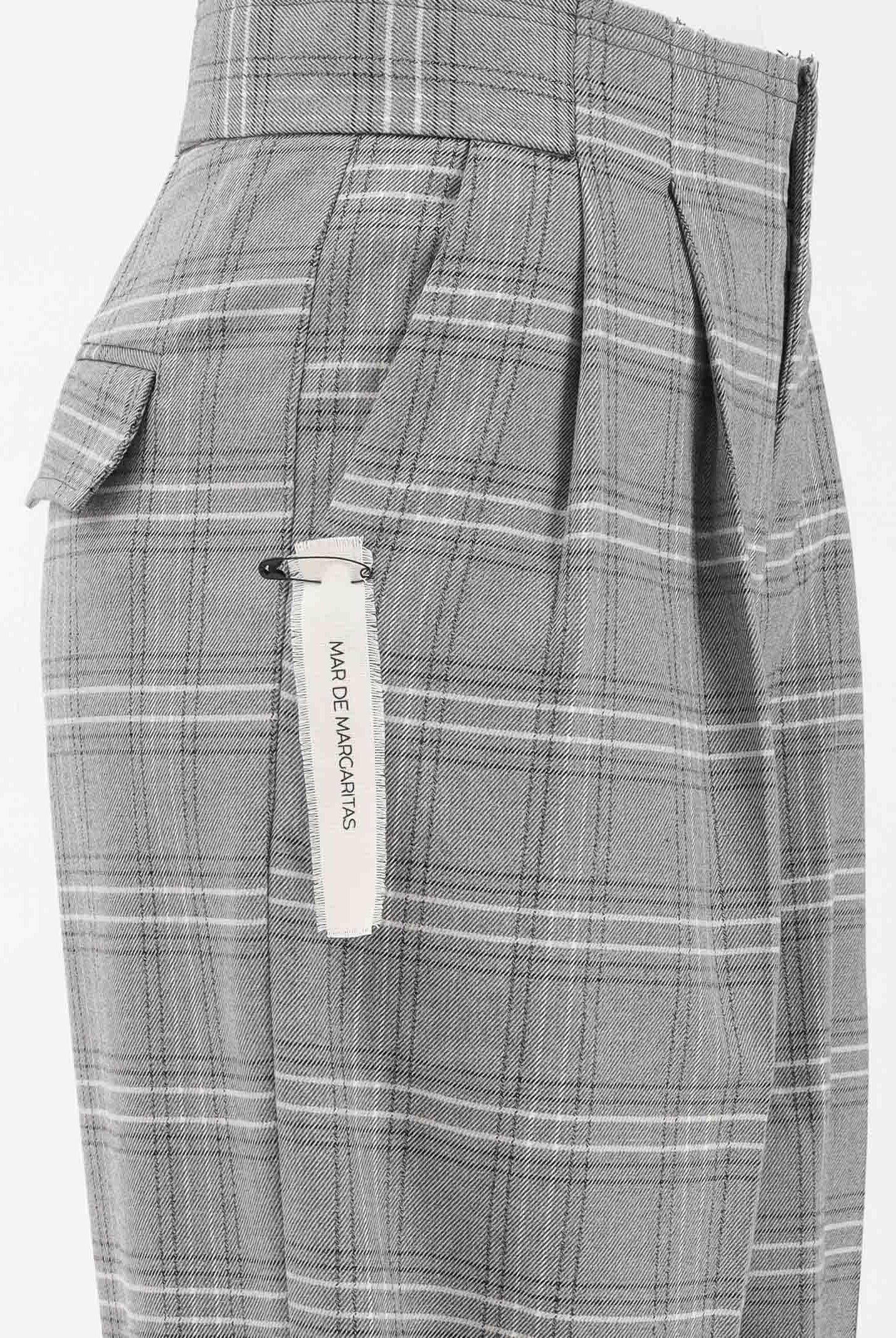 MAR DE MARGARITAS Pantalone elegante Grace grigio da donna MMABW01420 GR00 Mar de margaritas