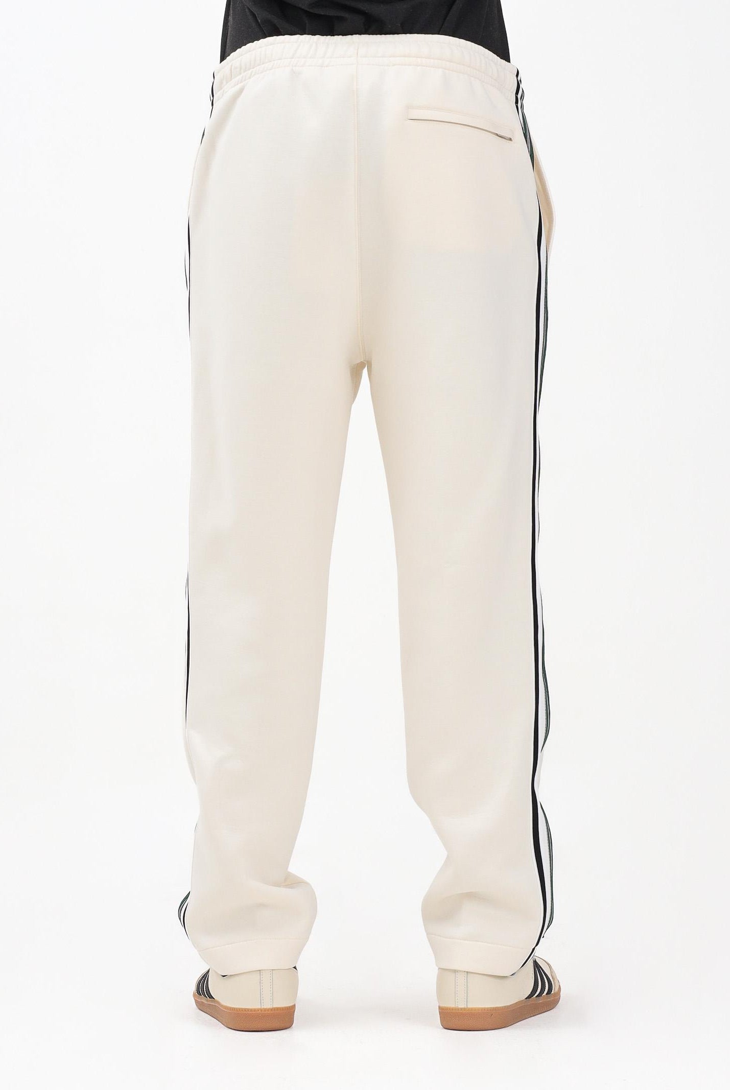 LACOSTE Pantalone panna da uomo con logo ricamato XH5824 XFJ LACOSTE