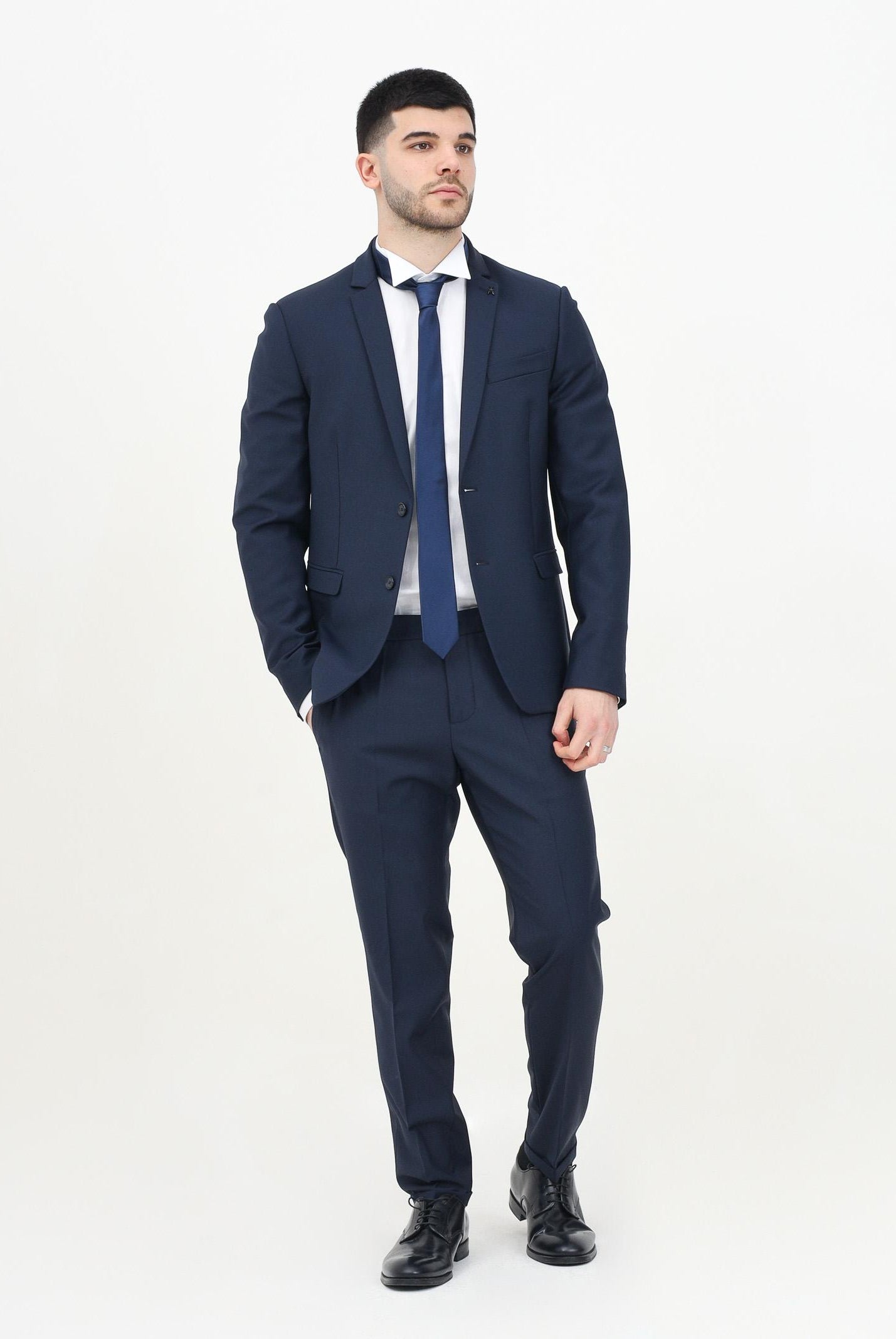 PATRIZIA PEPE Pantalone elegante blu da uomo 5PA429/A1WK C166 PATRIZIA PEPE