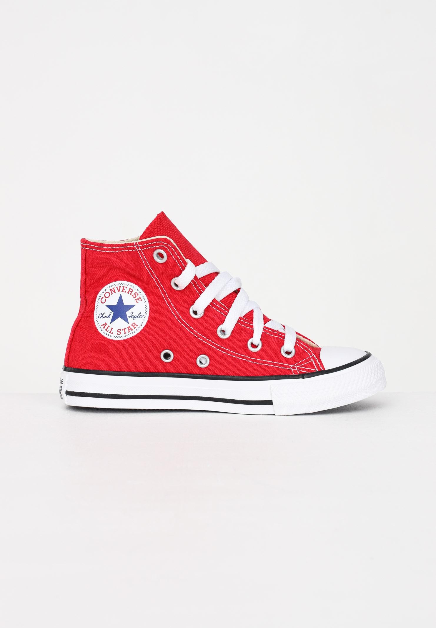 CONVERSE Sneakers CHUCK TAYLOR ALL STAR rosse per bambino e bambina 3J232C . CONVERSE