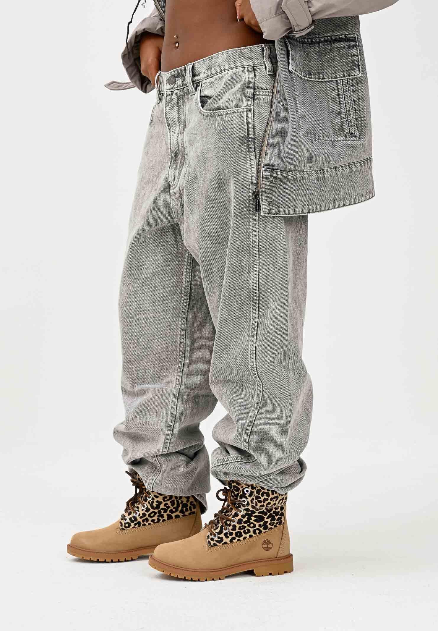 ARMANI EXCHANGE Jeans in denim grigio da donna XW001404AF16180 M8088 ARMANI EXCHANGE