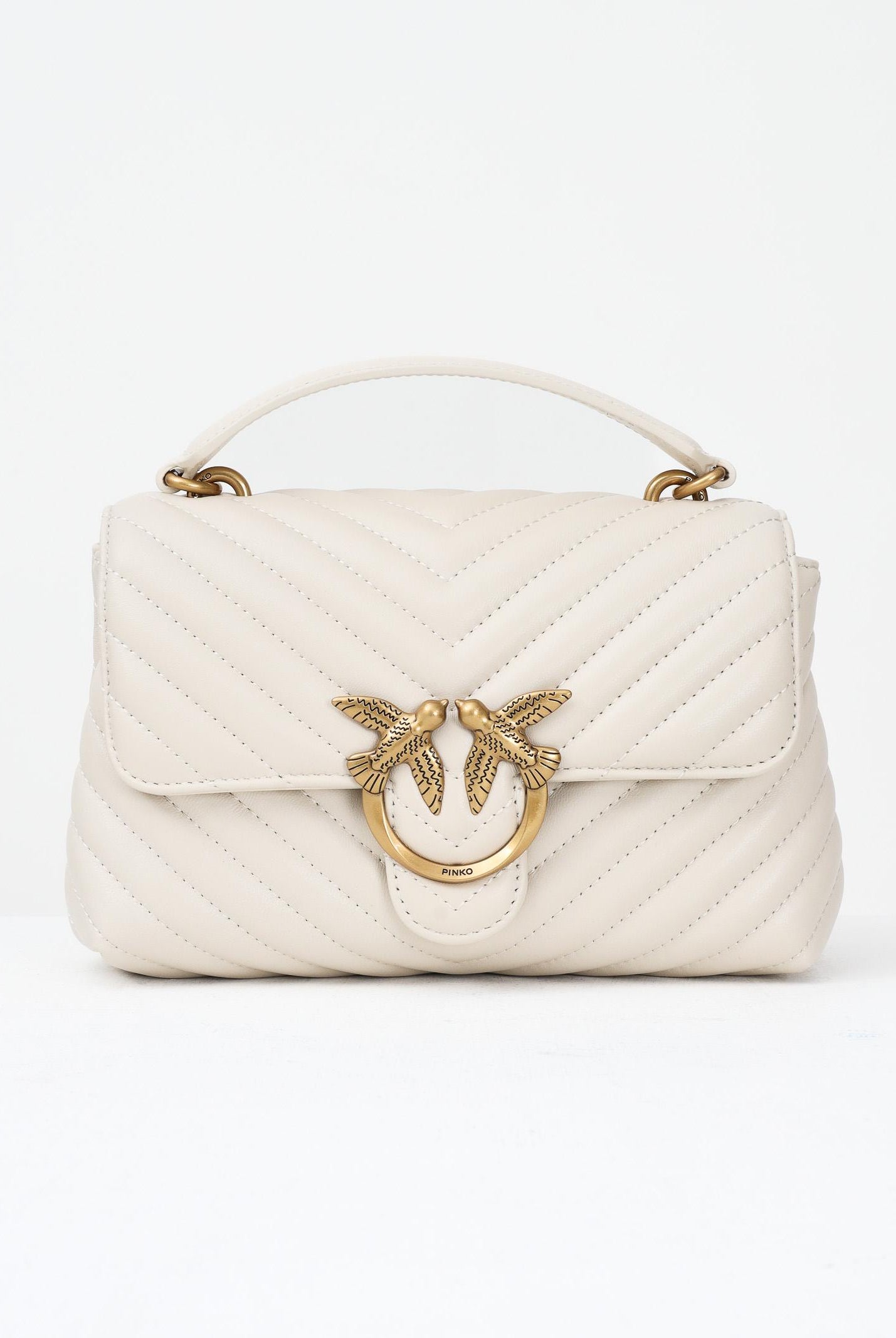 PINKO Borsa a mano Lady Love Bag Puff panna da donna 100044A0GK Z14Q PINKO