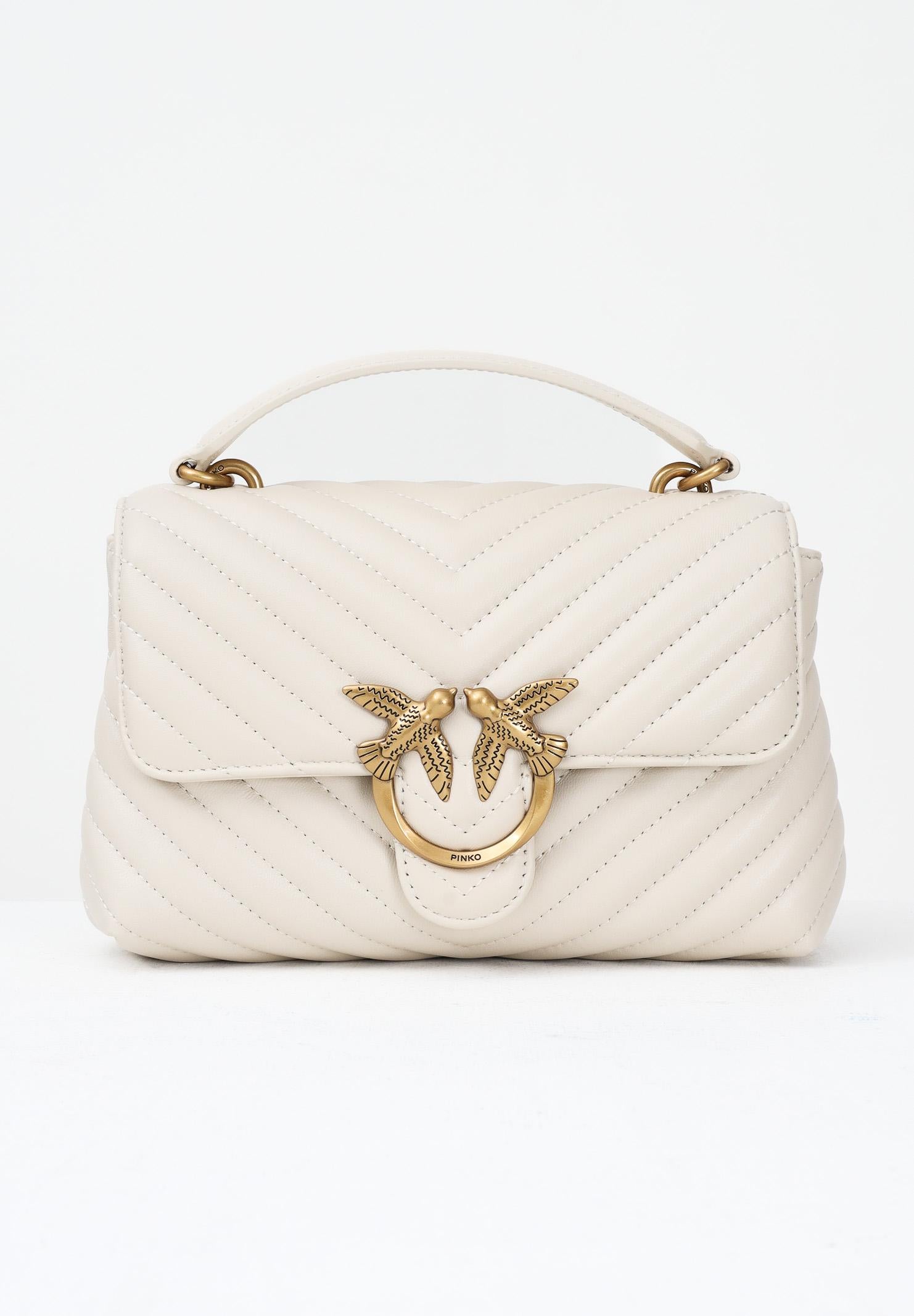 PINKO Borsa a mano Lady Love Bag Puff panna da donna 100044A0GK Z14Q PINKO