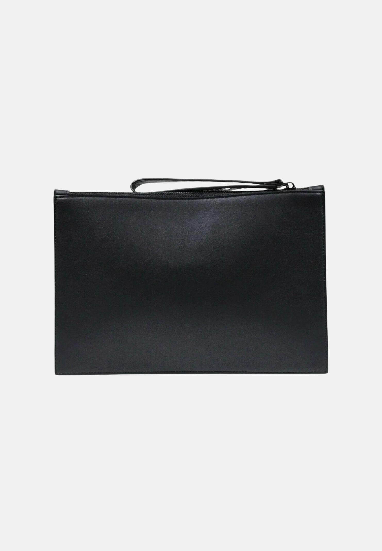 MARCELO BURLON COUNTY OF MILAN Pochette nera per uomo e donna con stampa ali COMAS2603340894 . MARCELO BURLON COUNTY OF MILAN