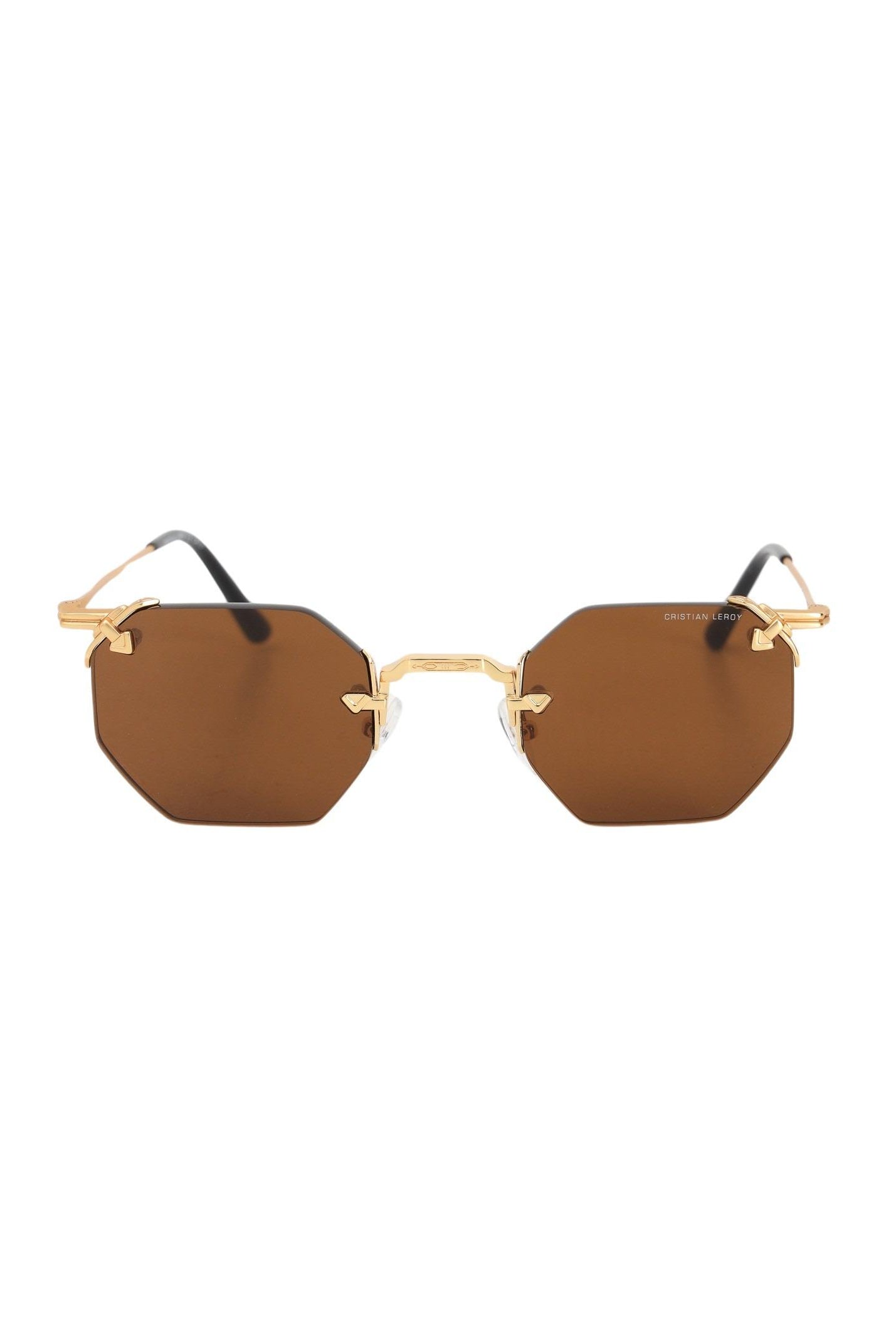 Occhiali marroni per uomo e donna 2117 05 CRISTIAN LEROY