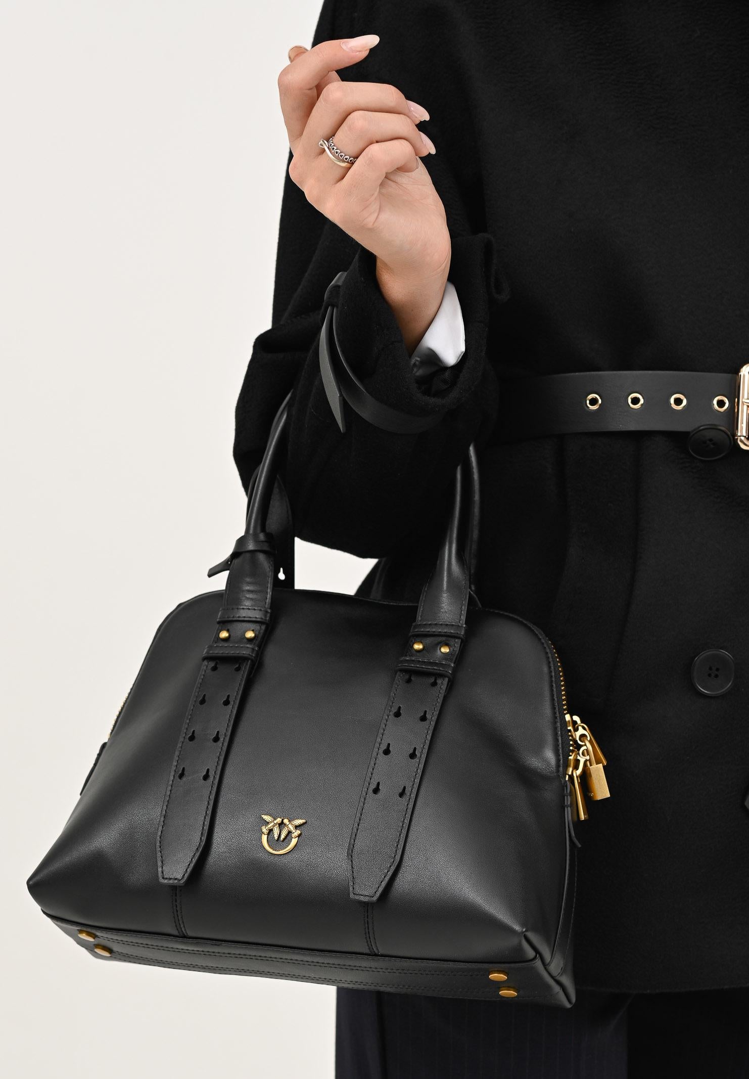 PINKO Borsa a mano Escape nera da donna 105906A0QO Z99Q PINKO