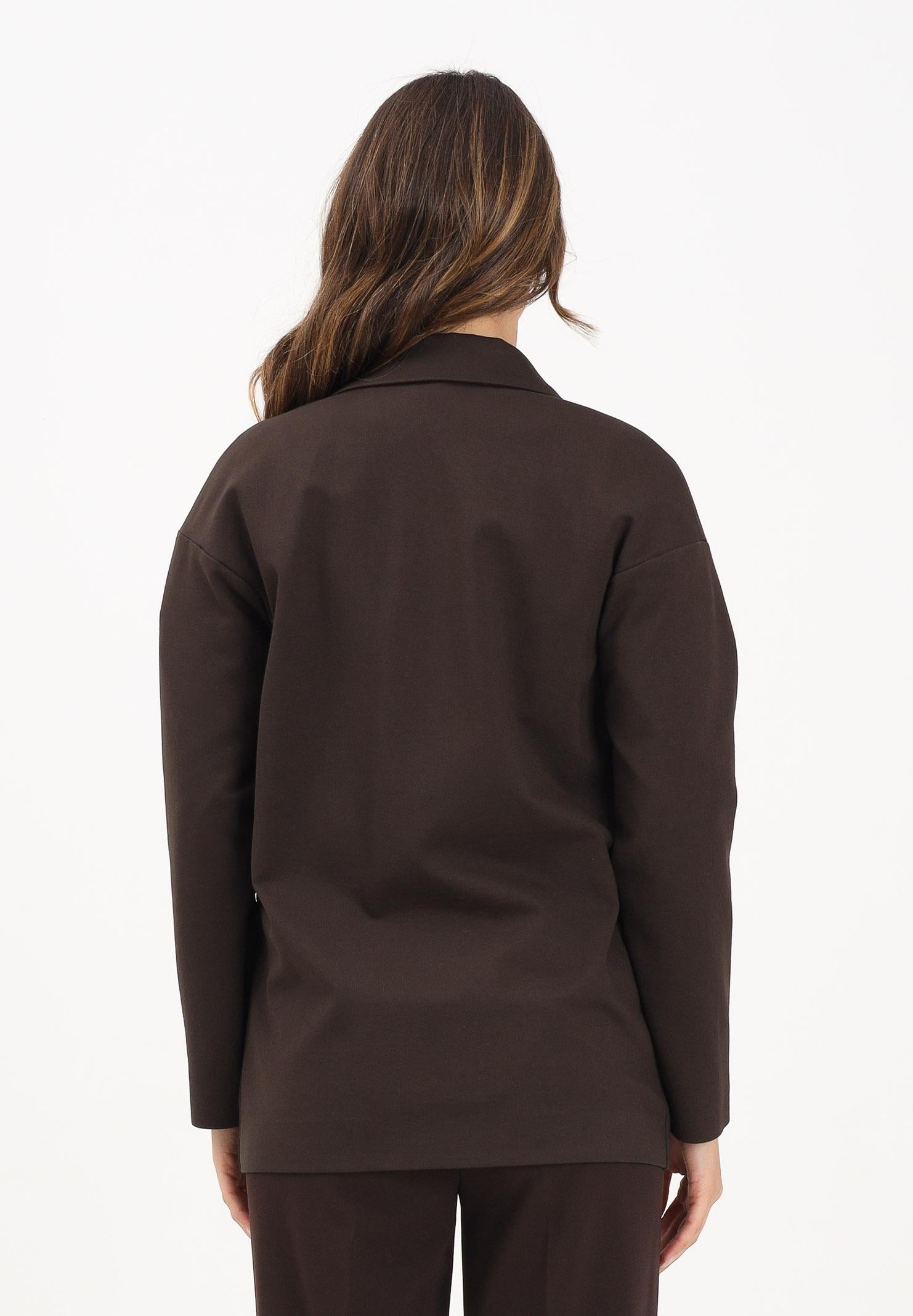 VICOLO Giacca doppiopetto marrone da donna TF0230 MA VICOLO