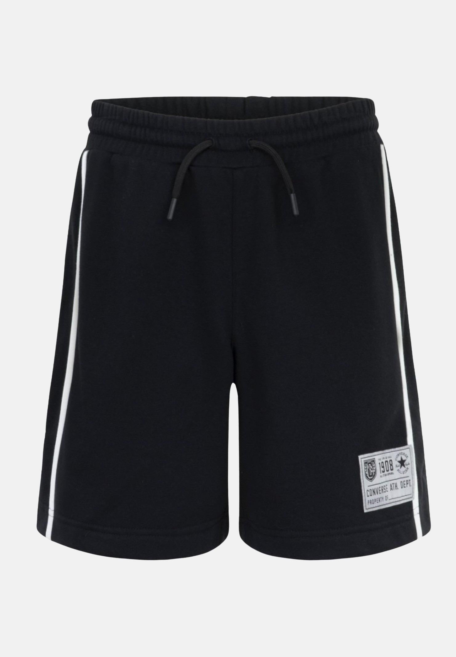 CONVERSE Shorts sportivo Retro Side Stripe Youth nero per bambino e bambina 9CG739 023 CONVERSE
