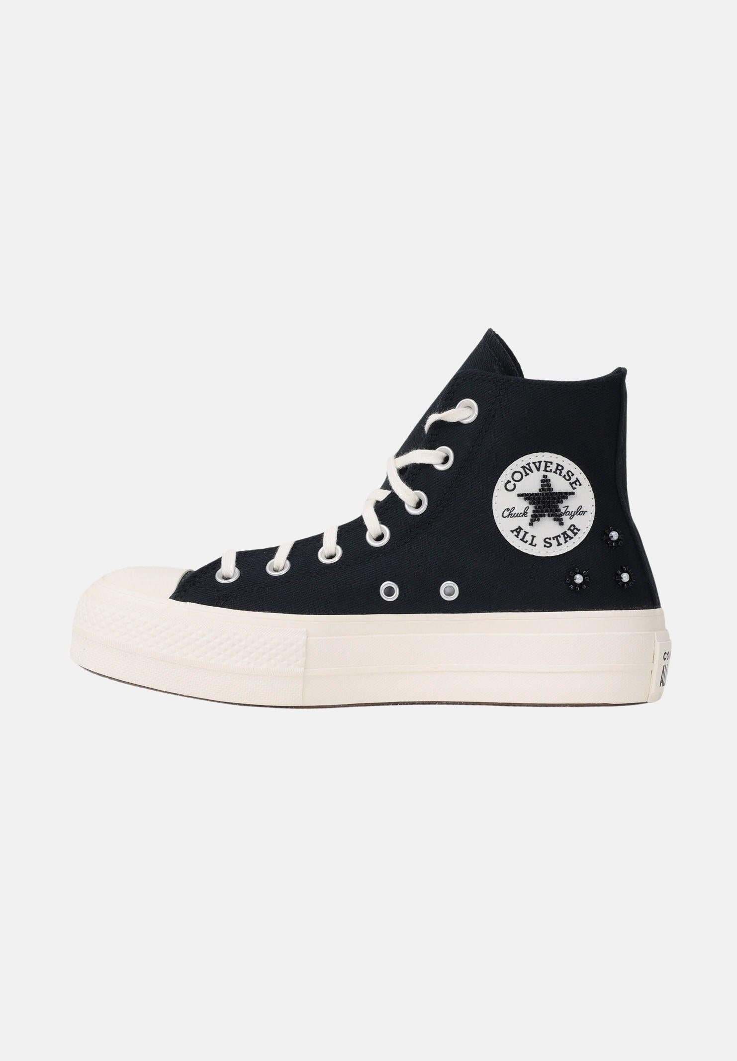 CONVERSE Sneakers Chuck Taylor All Star Lift Platform nere da donna A17787C . CONVERSE