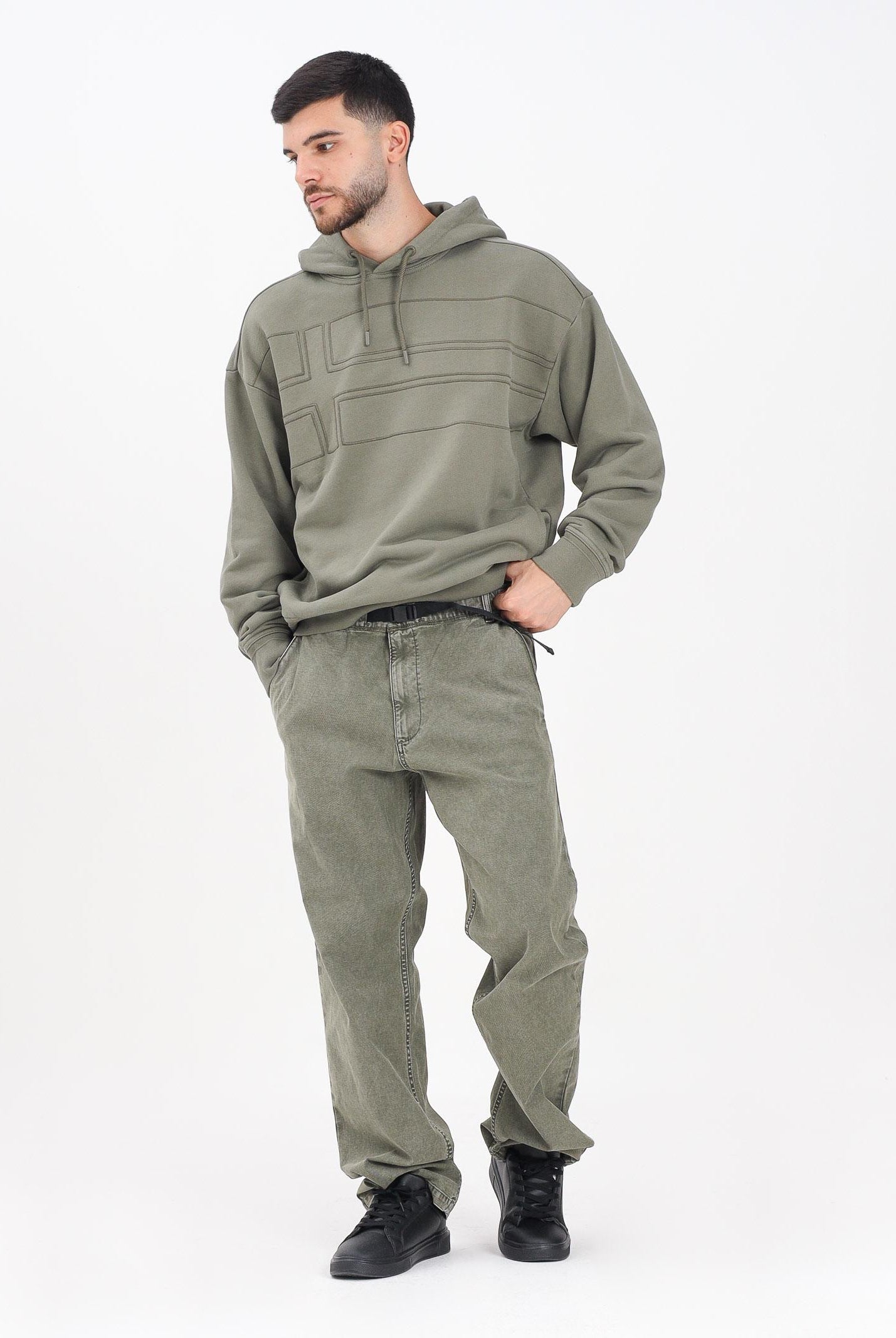 NAPAPIJRI Pantalone Chino Enego verde da uomo NP0A88YEG0A1 . NAPAPIJRI