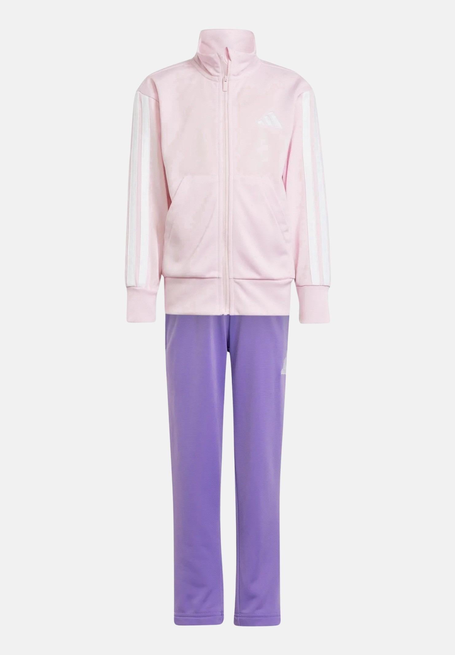 Tuta Essentials Climacool rosa e viola da bambina JC9621 ADIDAS PERFORMANCE