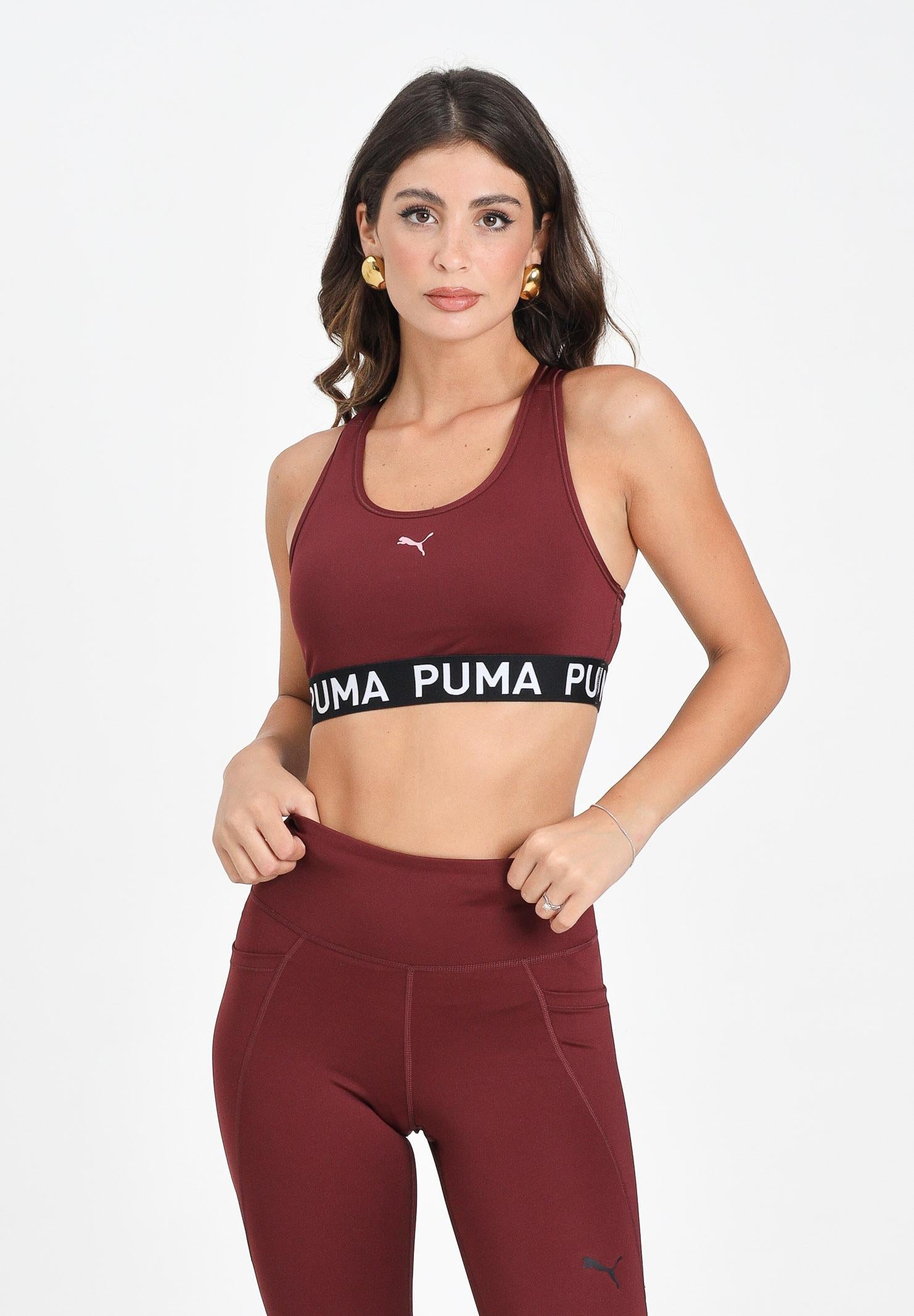 PUMA Top sportivo 4KEEPS bordeaux da donna 526962 09 PUMA