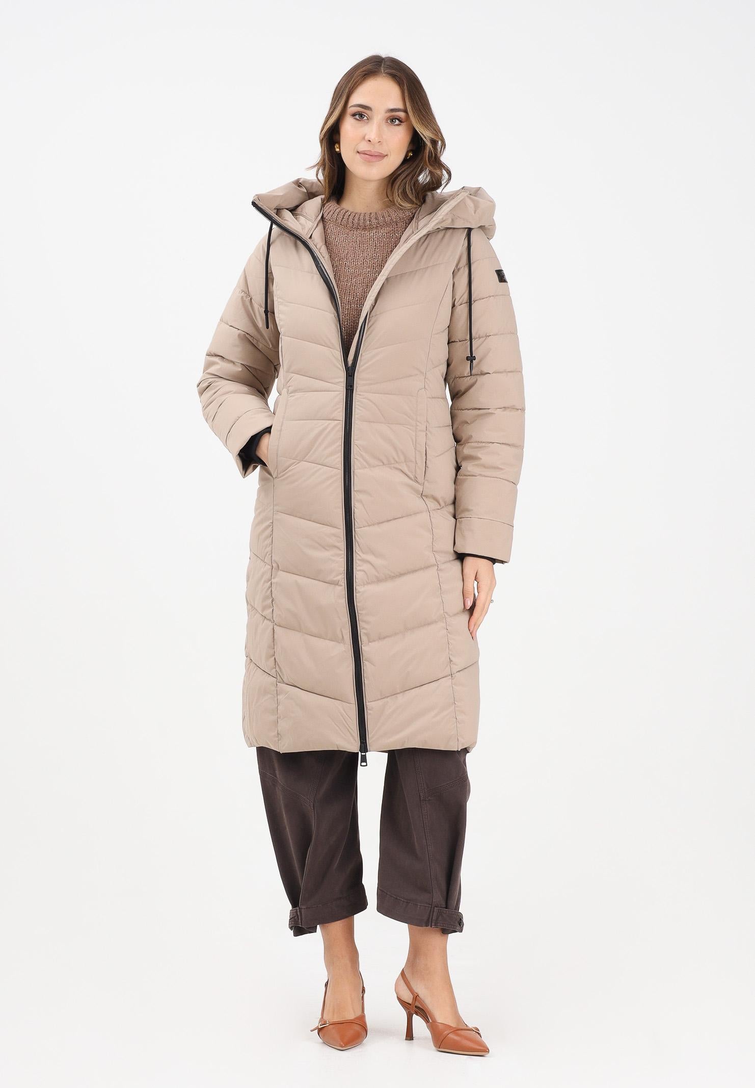 ONLY Piumino lungo beige da donna 15353149 SilverMink ONLY