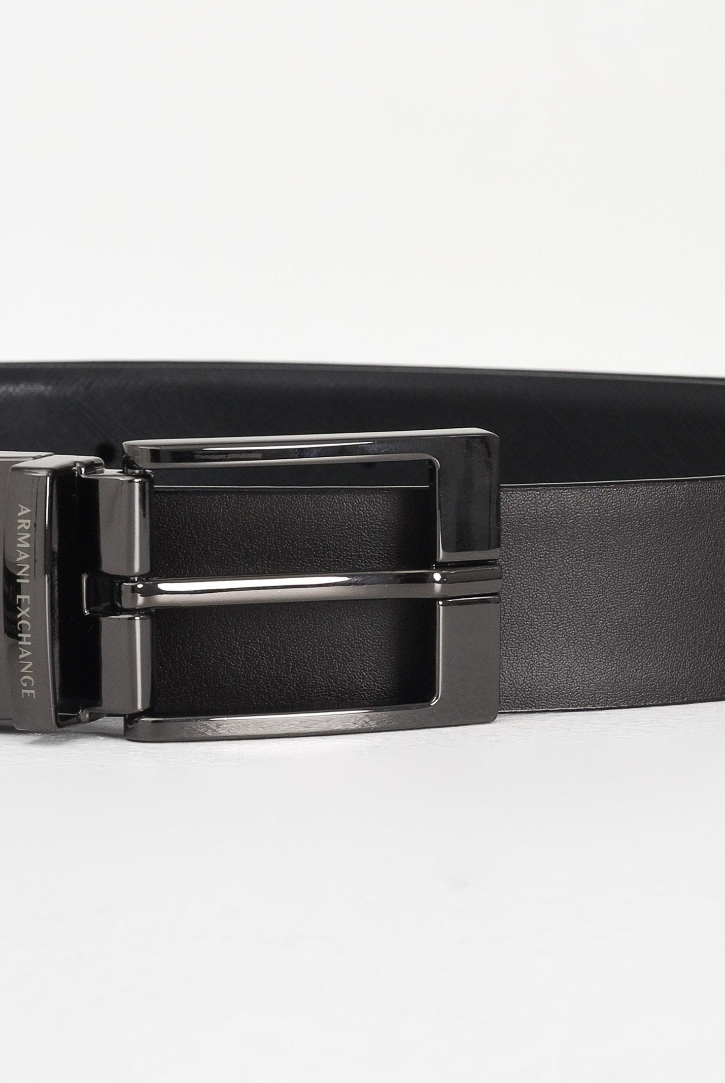 ARMANI EXCHANGE Cinutra reversibile nera e marrone da uomo 951060CC236 54120 ARMANI EXCHANGE