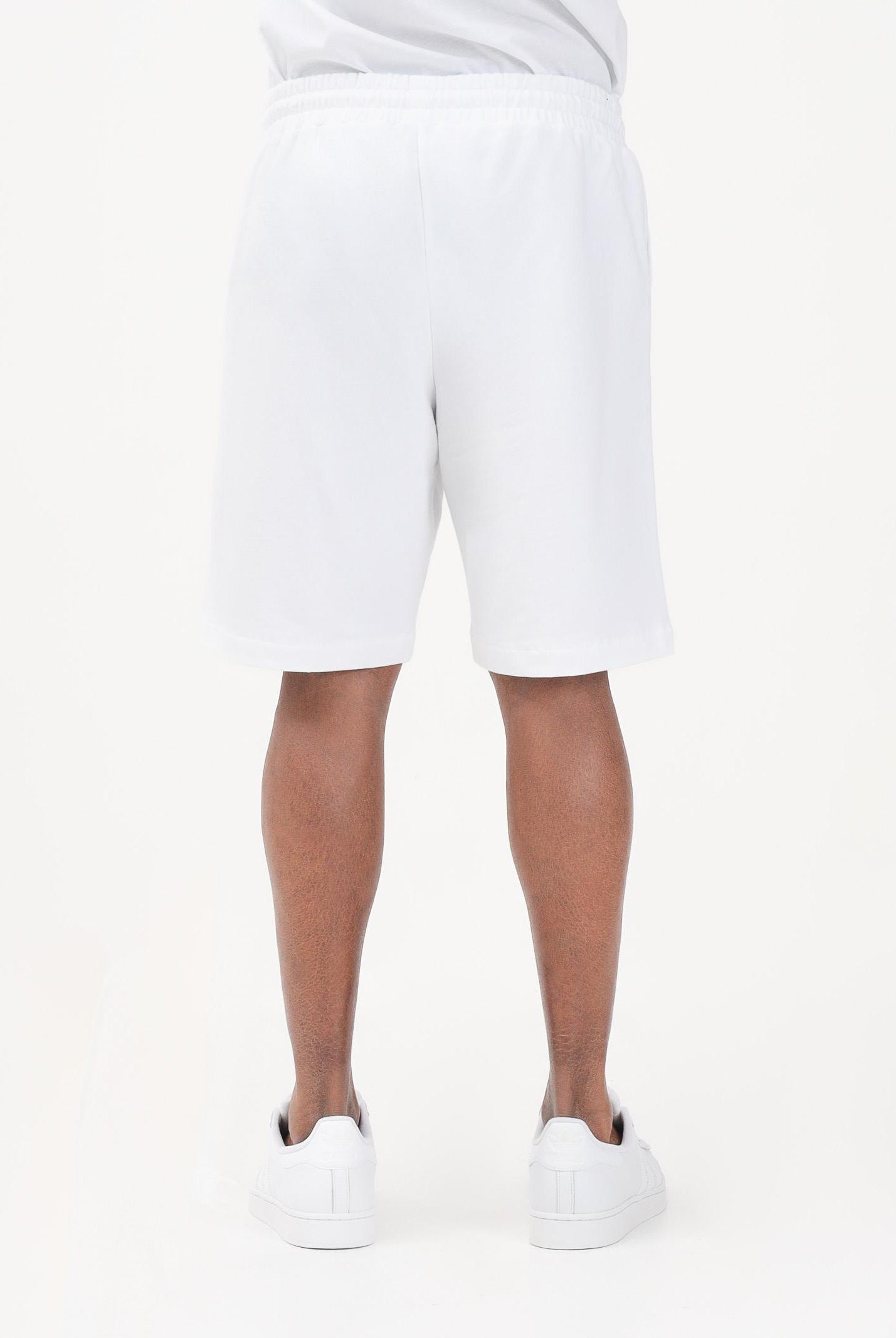 EA7 Shorts bianco da uomo con logo 7M001414AF22266 U0002 EA7