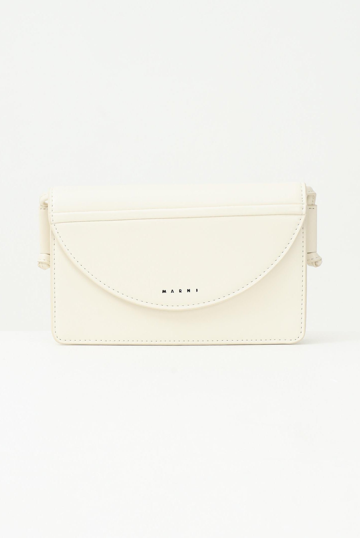 MARNI Borsa a tracolla panna da donna con logo M01256M00TK 0M221 MARNI