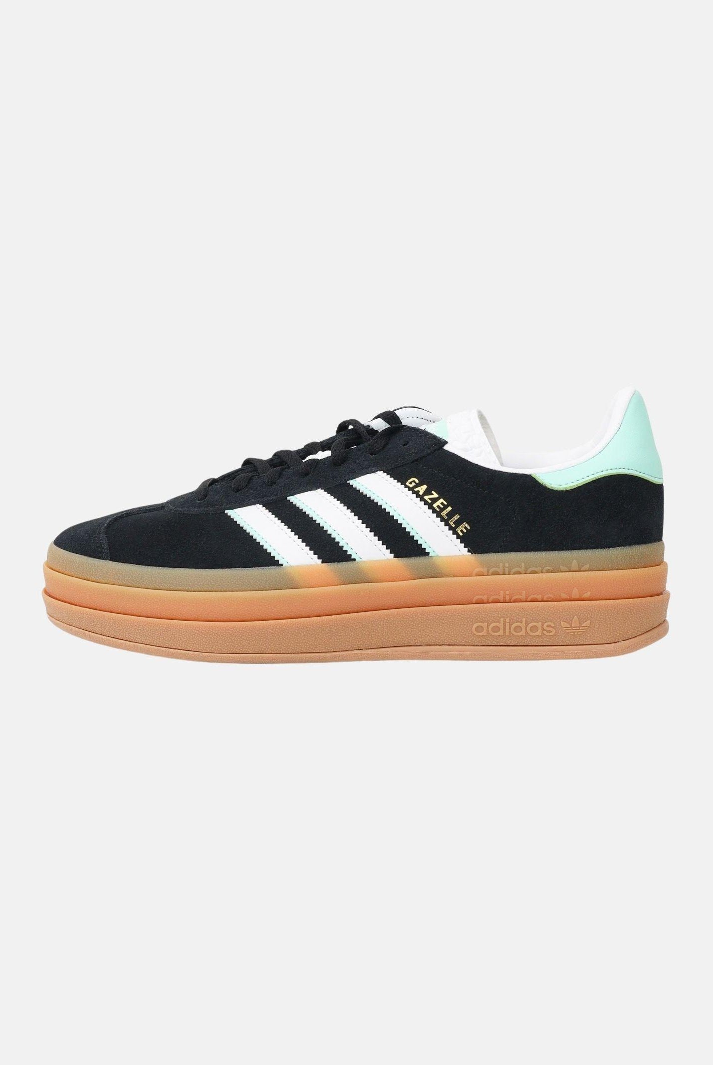 ADIDAS ORIGINALS Sneakers GAZELLE BOLD nere da donna IH6456 . ADIDAS ORIGINALS