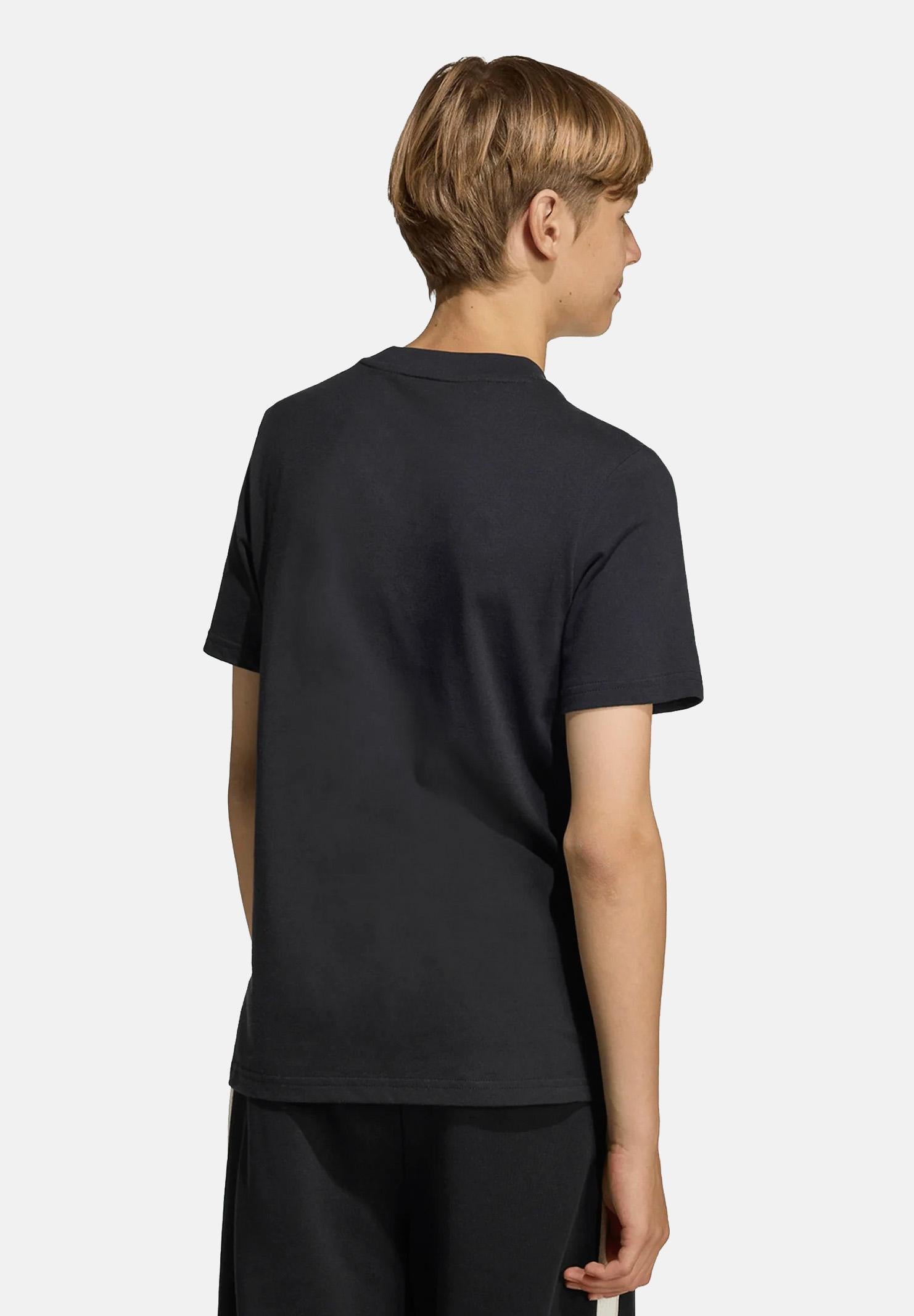 ADIDAS PERFORMANCE T-shirt a manica corta Stadium Lettering nera da bambino KC4641 . ADIDAS PERFORMANCE