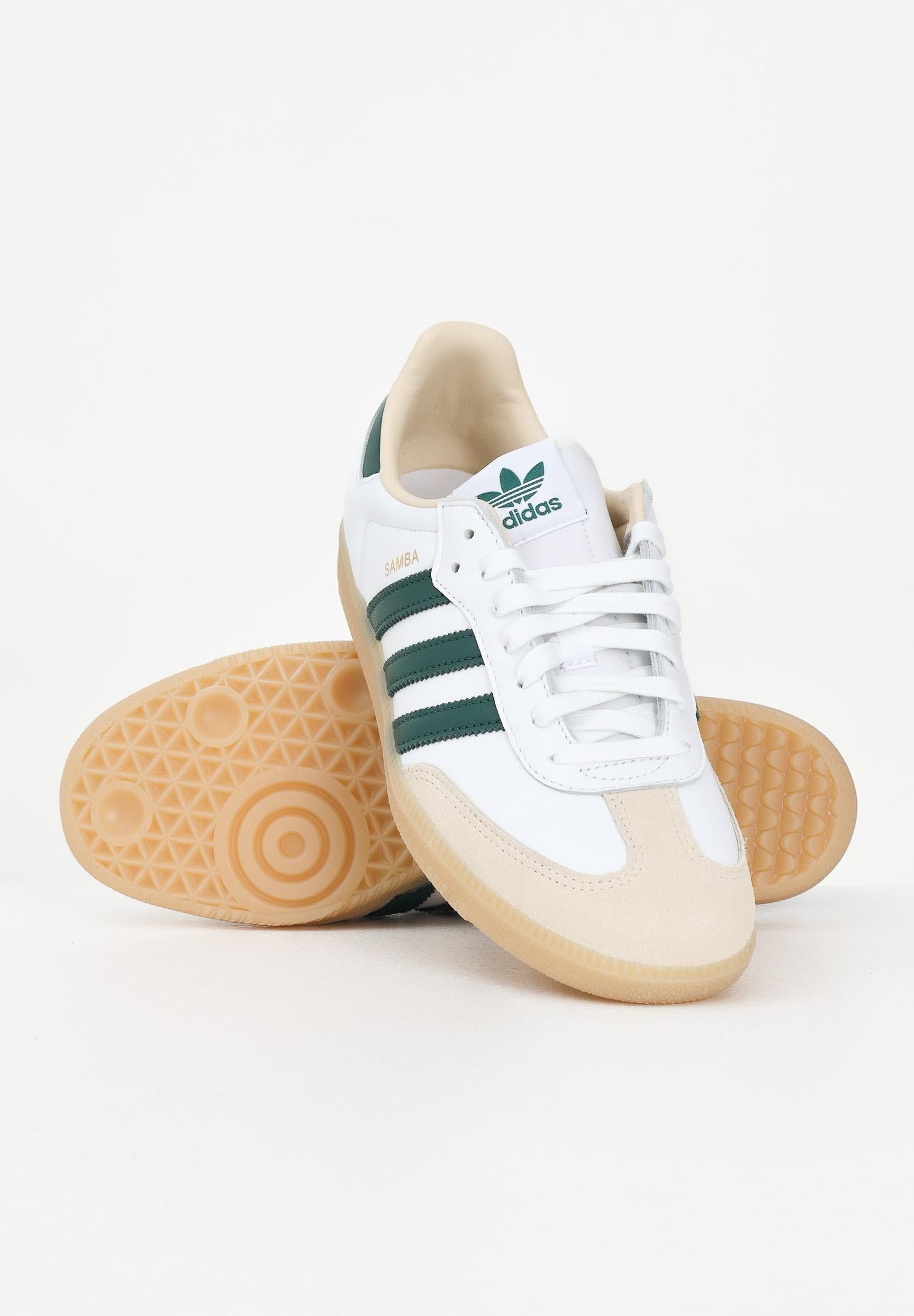 ADIDAS ORIGINALS Sneakers Samba OG bianche e verdi da uomo JS3831 ADIDAS ORIGINALS