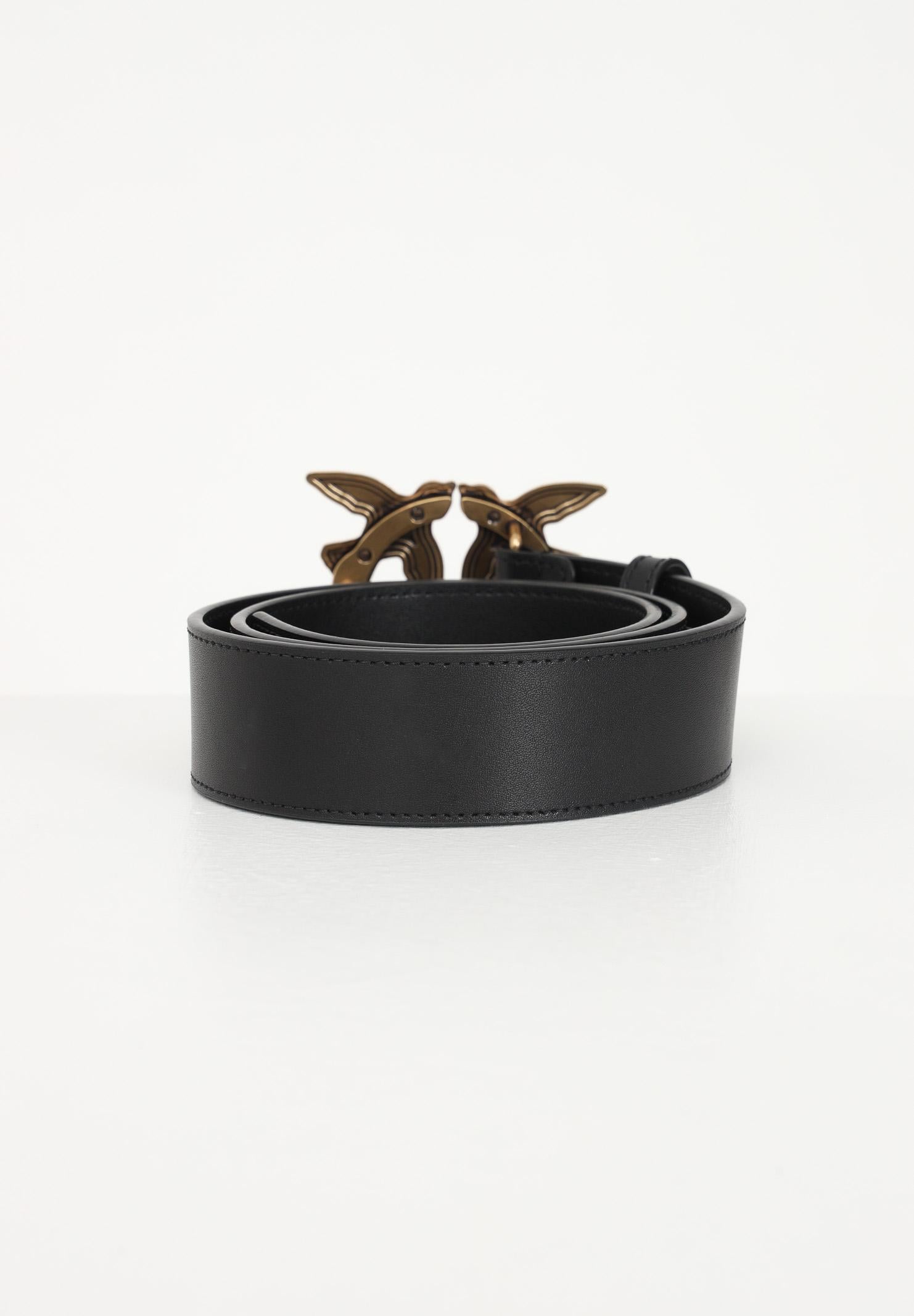 PINKO Cintura Love Birds nera da donna 100120A0F1 Z99Q PINKO