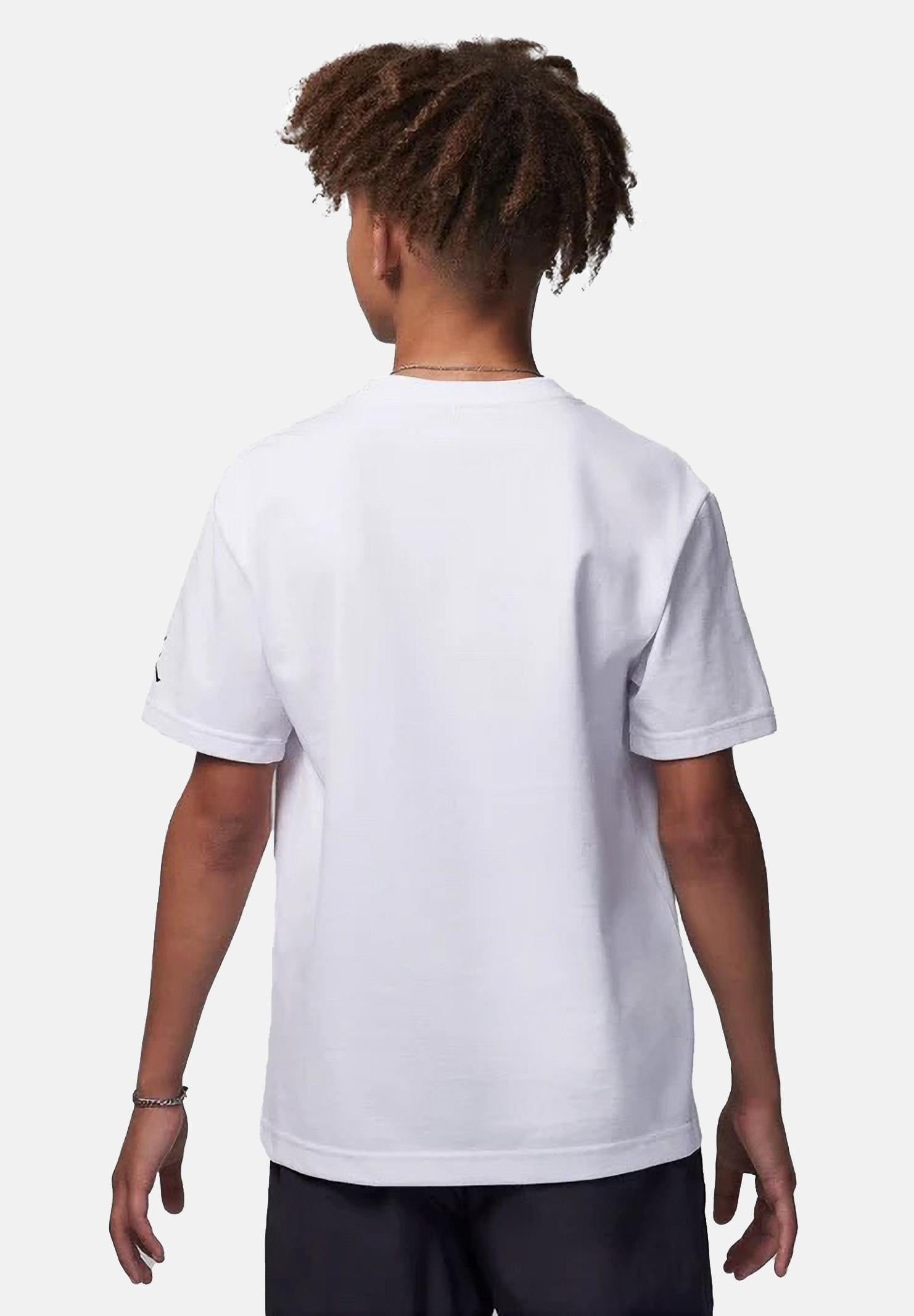 JORDAN T-shirt a manica corta Air Jordan 1 bianca da bambino 95C899 001 JORDAN