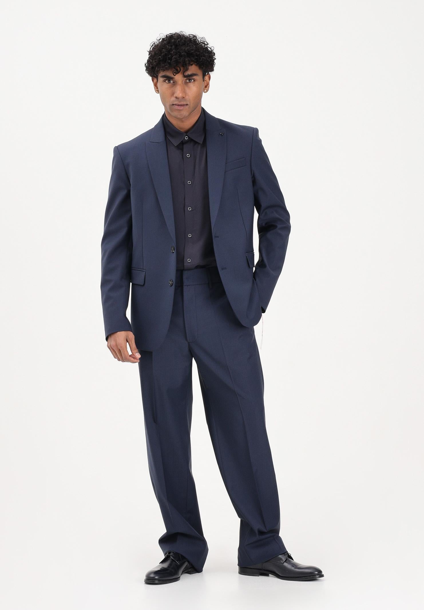 PATRIZIA PEPE Pantalone elegante blu da uomo 5P507RA1WK C166 PATRIZIA PEPE