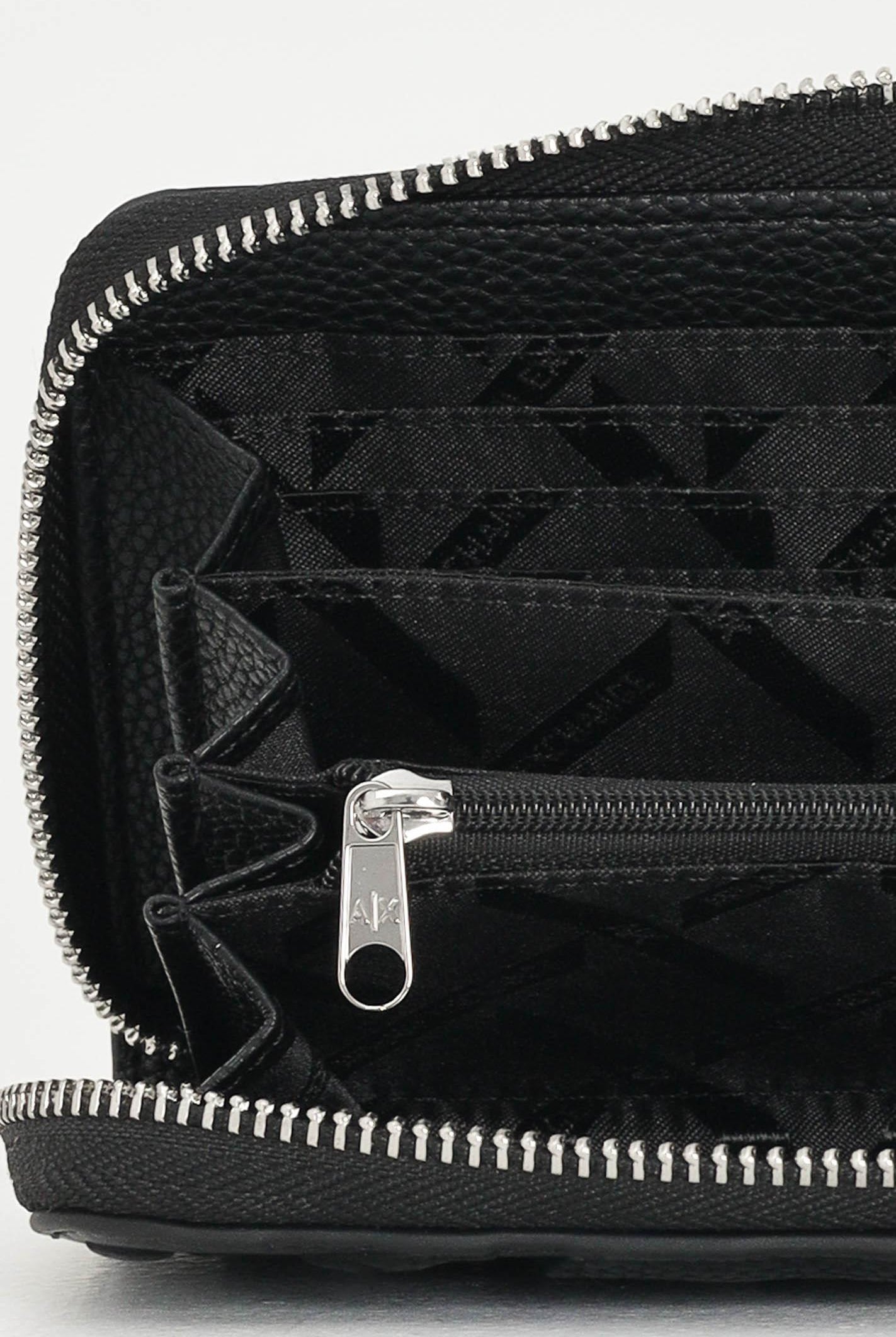 ARMANI EXCHANGE Portafogli nero da donna con logo XW001606AF15774 UC001 ARMANI EXCHANGE