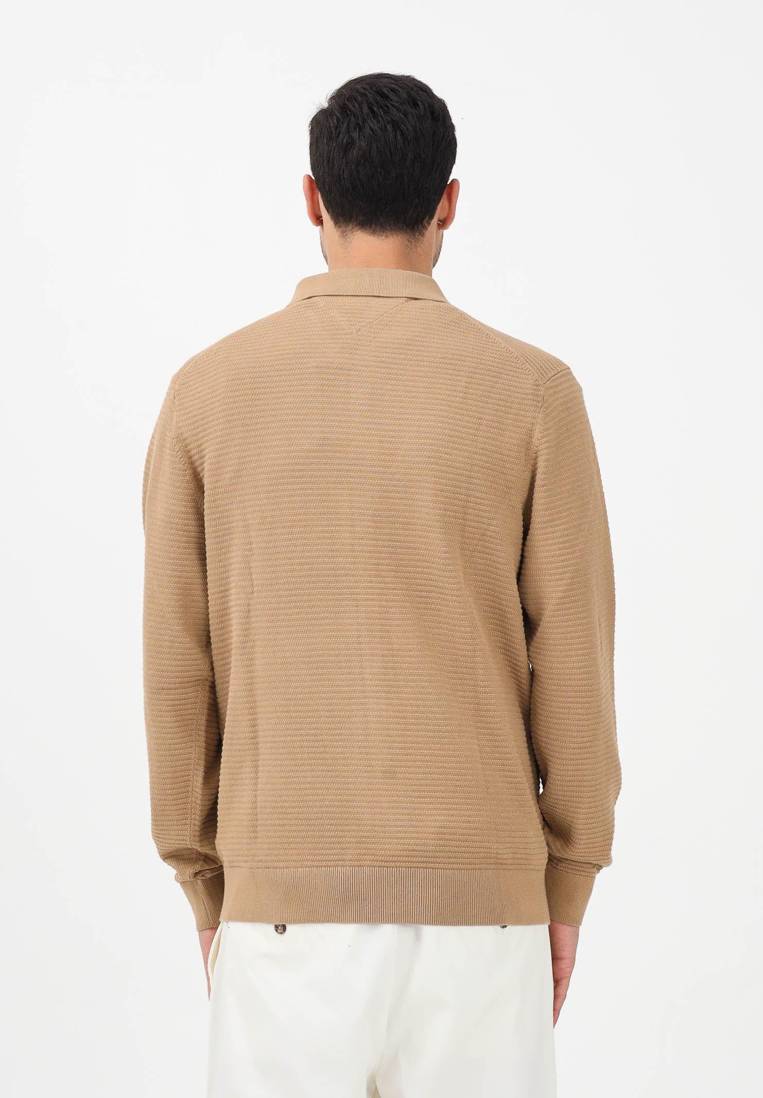 TOMMY HILFIGER Cardigan beige da uomo MW0MW41645 RBC TOMMY HILFIGER
