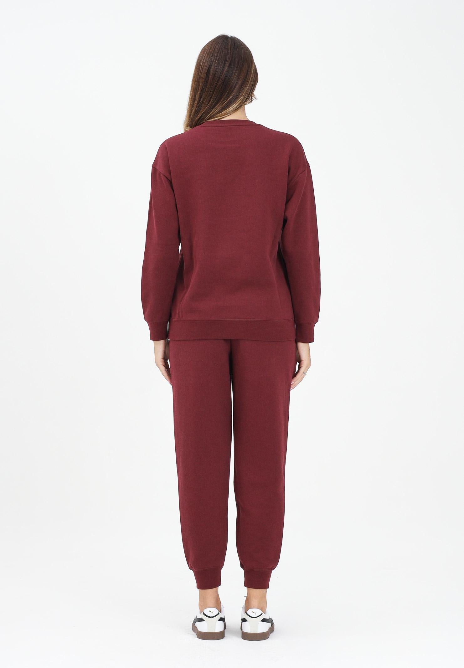 PUMA Tuta sportiva bordeaux da donna con logo 688160 96 PUMA