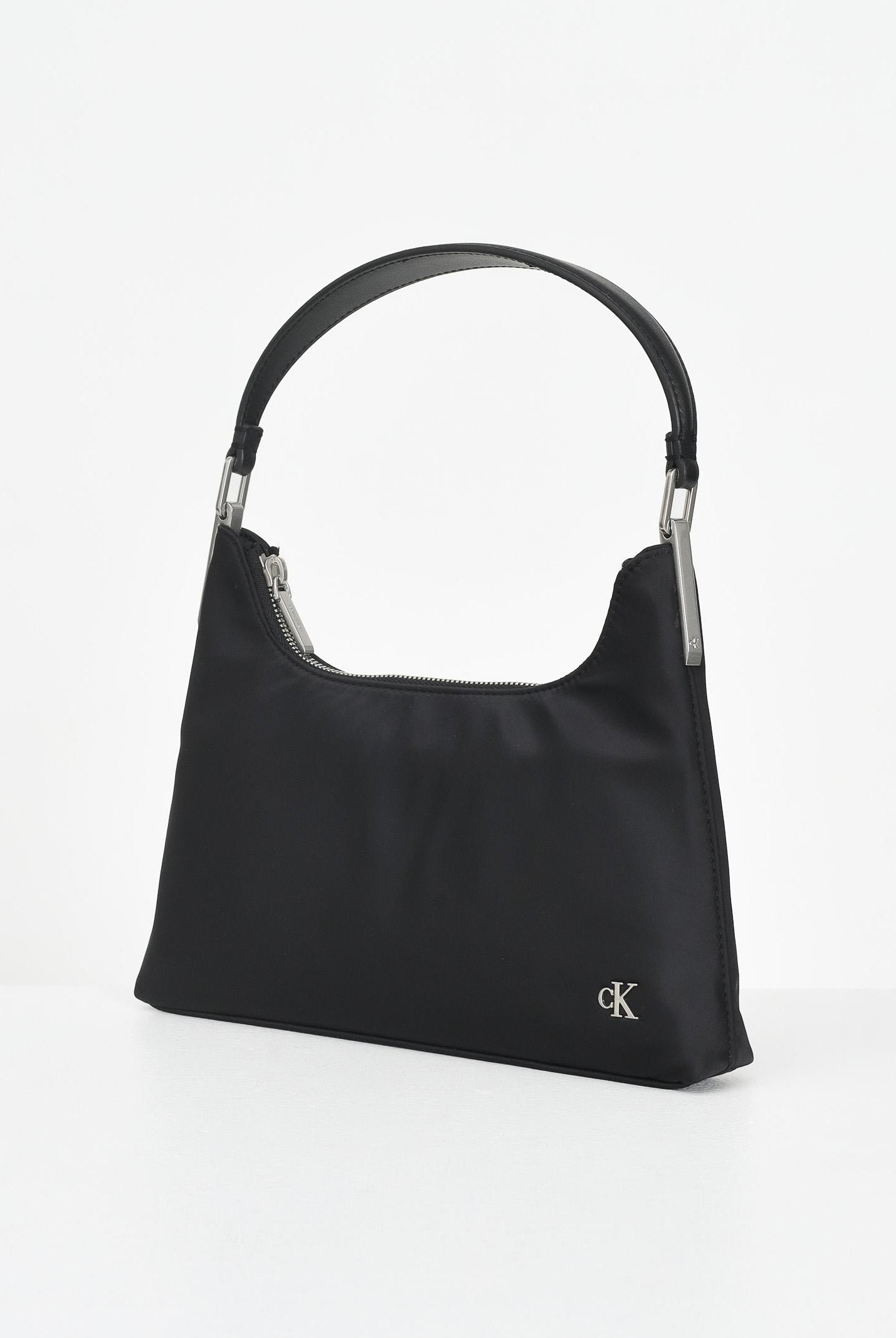 CALVIN KLEIN Borsa a spalla nera da donna con logo LV04K3219G UB1 CALVIN KLEIN