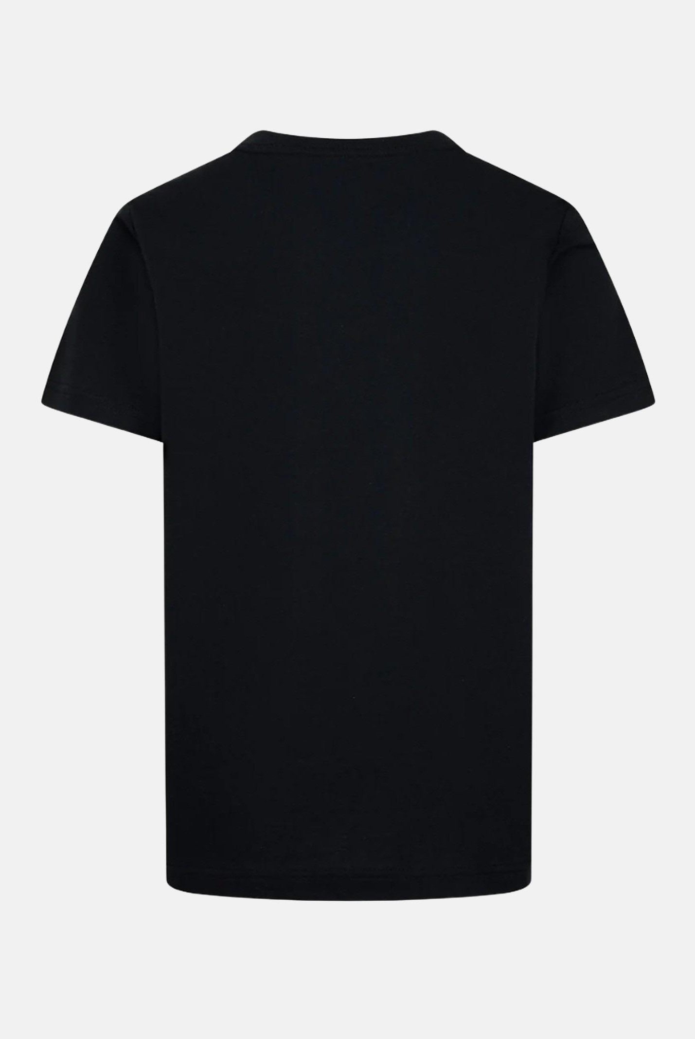 JORDAN T-shirt a manica corta nera per bambino e bambina con ricamo Jumpman 95D266 023 JORDAN