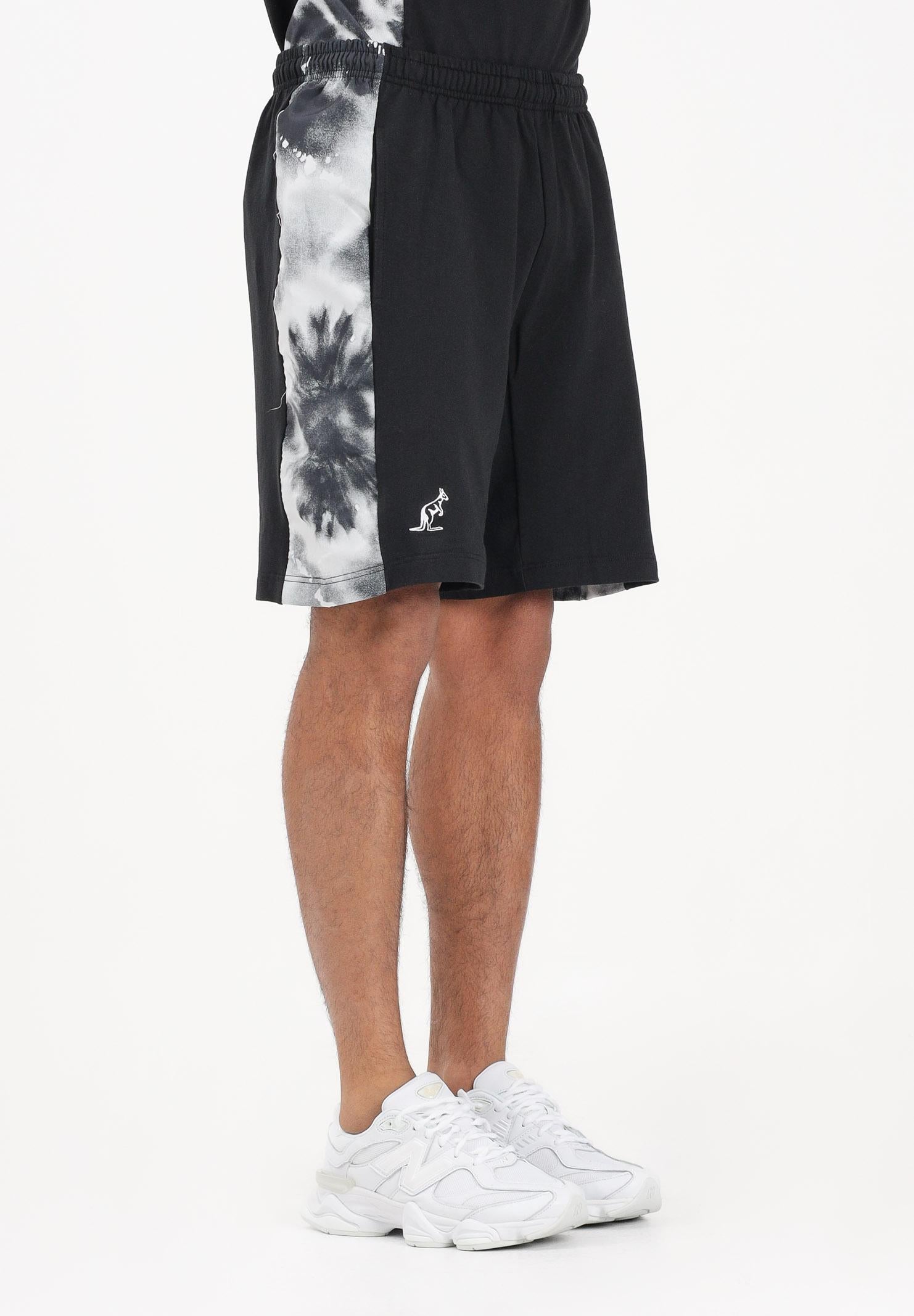AUSTRALIAN Shorts sportivo nero da uomo con inserto stampato SPUSH0015836 003 AUSTRALIAN