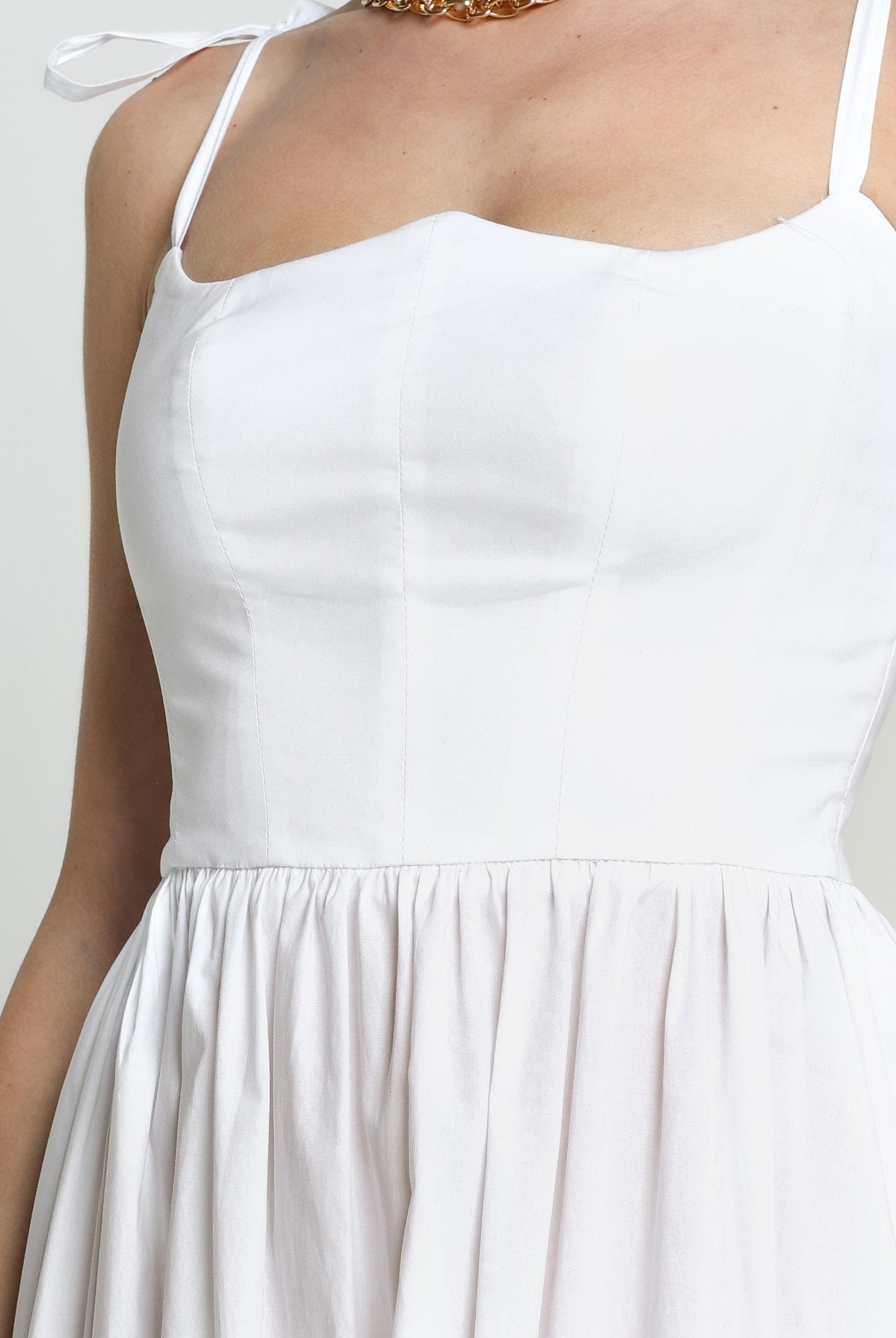 SANTAS Abito lungo DELIZIA bianco da donna PV2505 BIANCO SANTAS