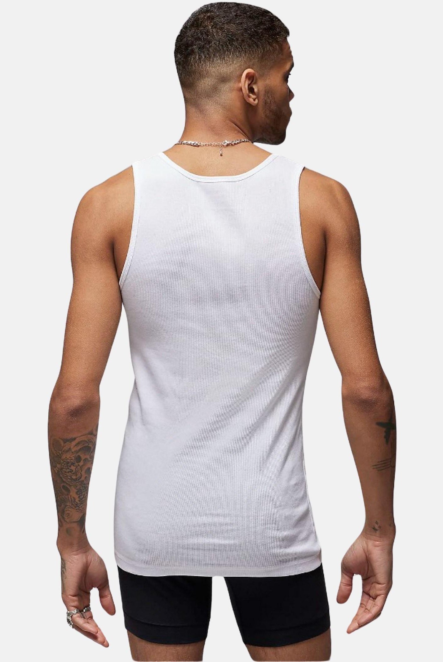 Set da due canotte da uomo bianche jordan flight base JM0626 001 JORDAN