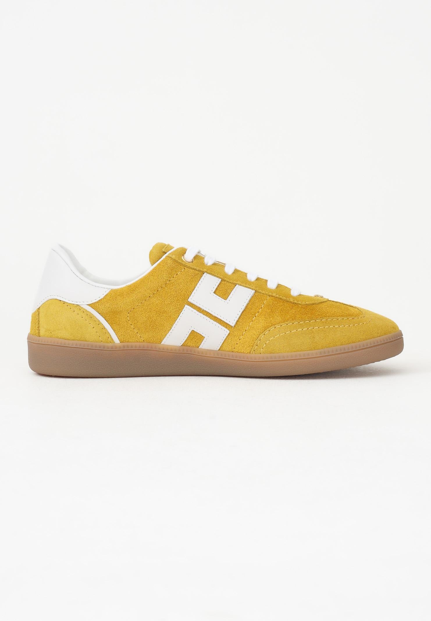 ELISABETTA FRANCHI Sneakers gialle e avorio da donna con logo SA61G61E2 FA5 ELISABETTA FRANCHI